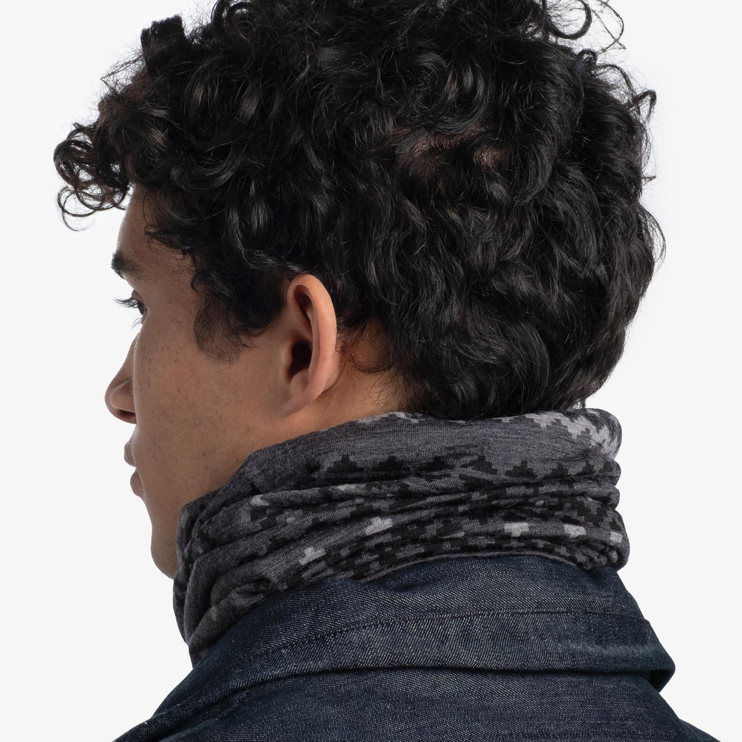 BUFF Unisex Grey Lightweight Merino Wool Tubular