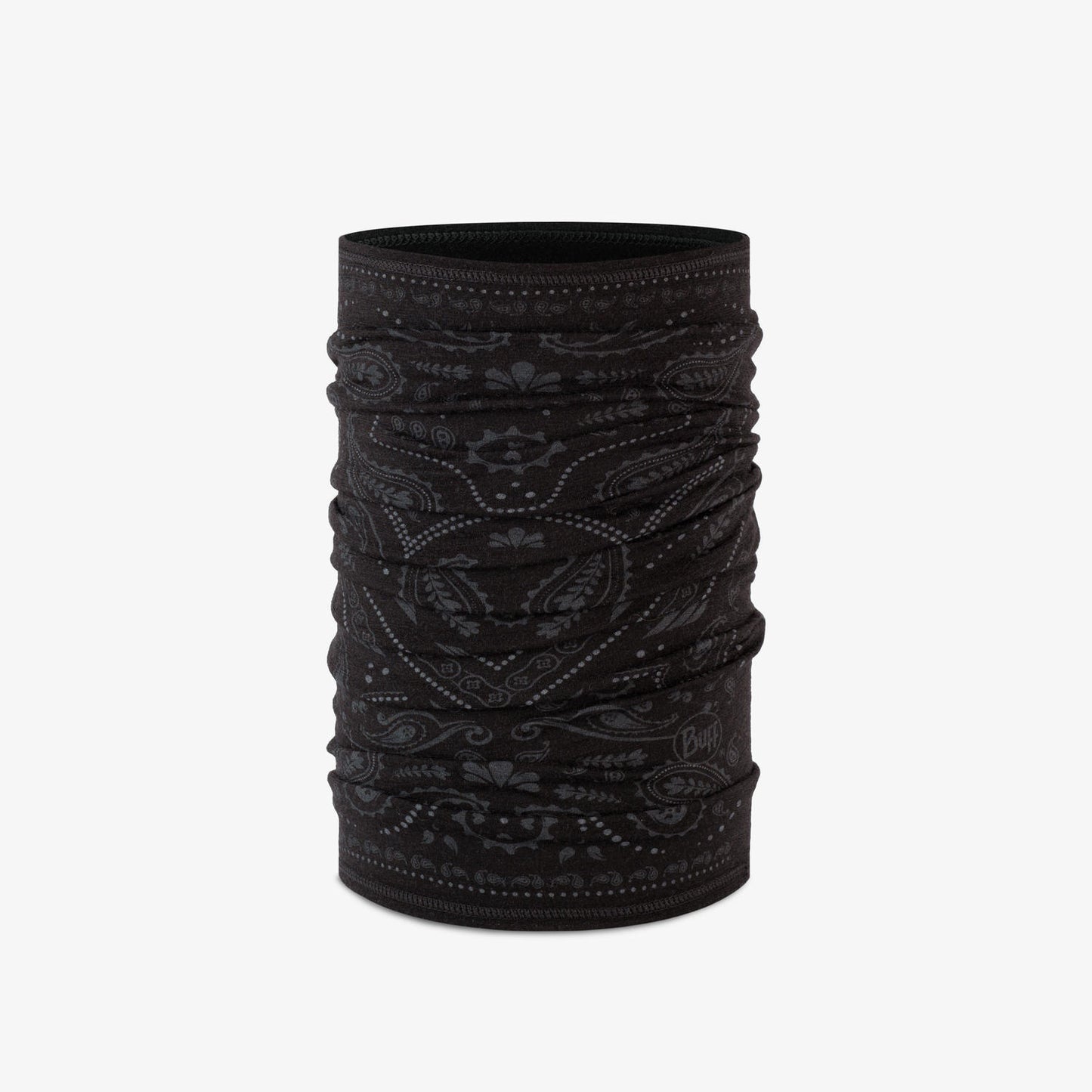 BUFF Unisex Black Lightweight Merino Wool Tubular