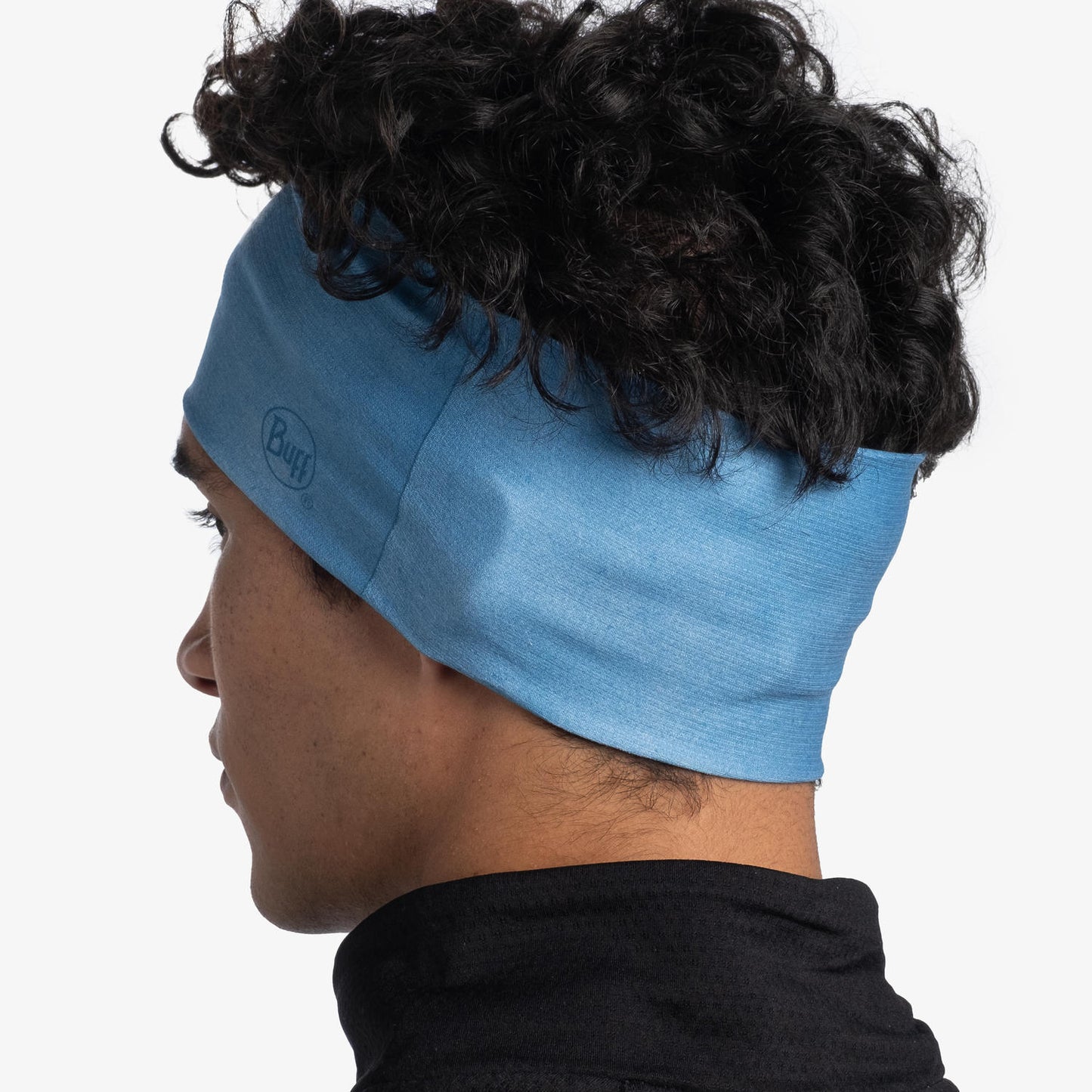 BUFF Unisex COOLNET UV WIDE HEADBAND BLUE