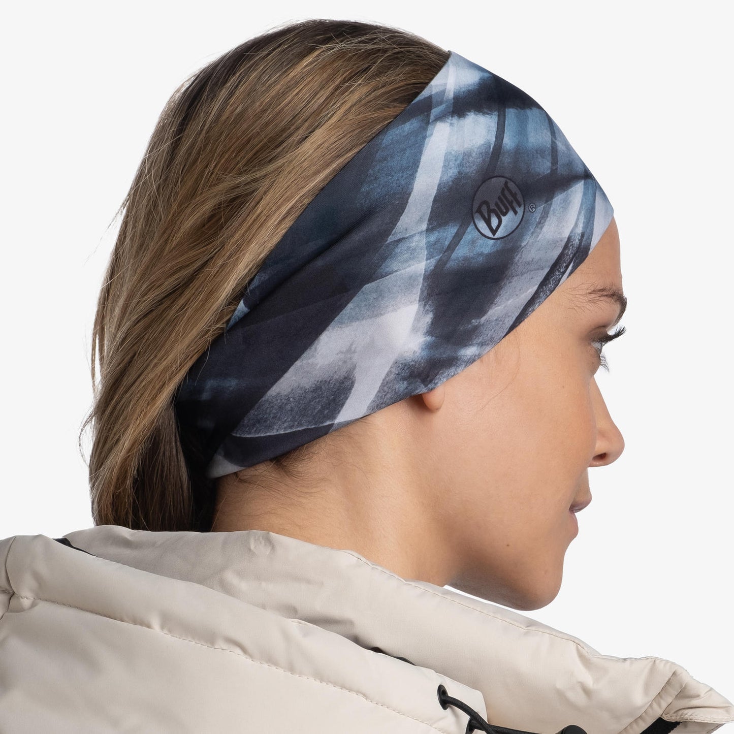 BUFF Unisex TECH HEADBAND WAYLY GREY