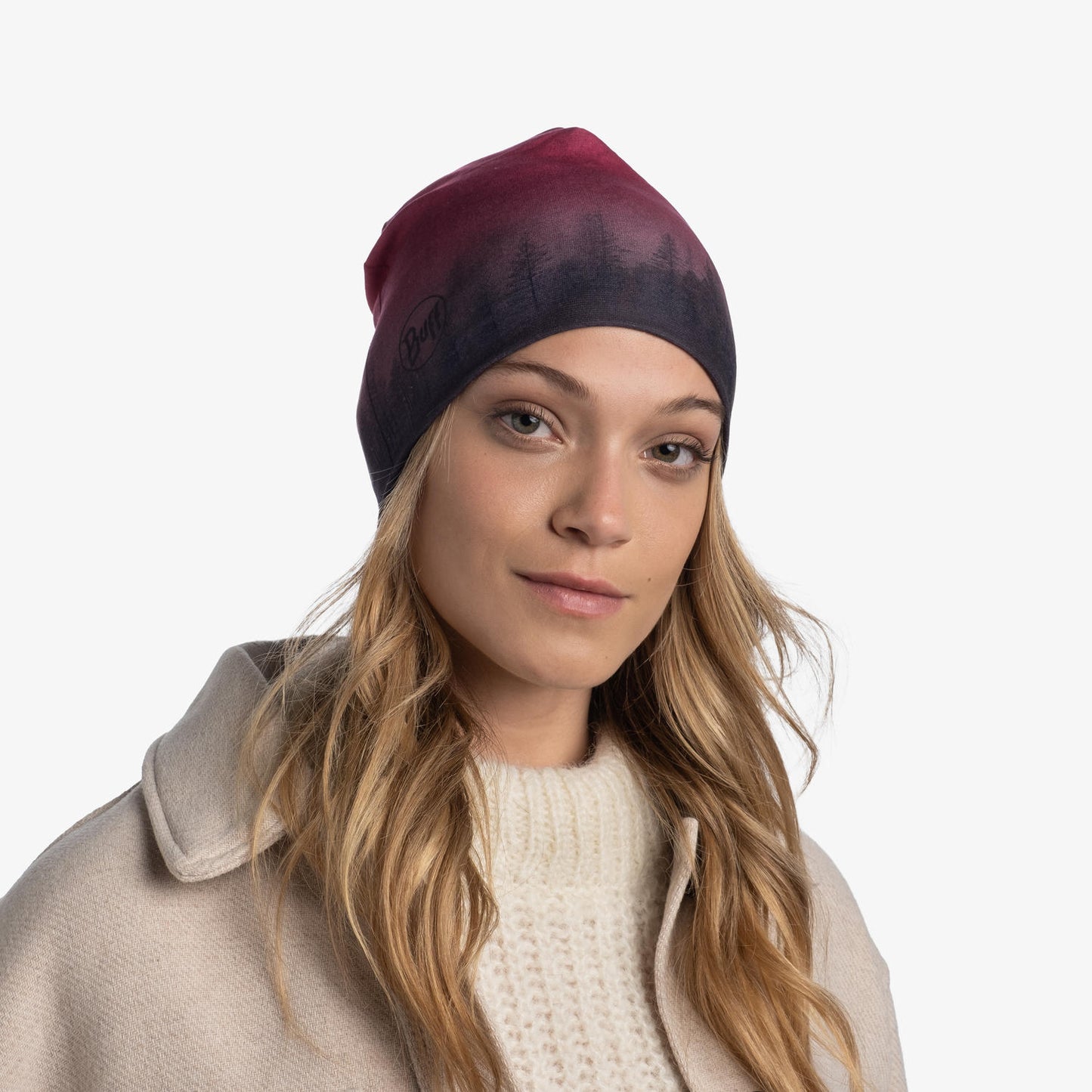 BUFF Unisex ECOSTRETCH BEANIE HAERA MAUVE