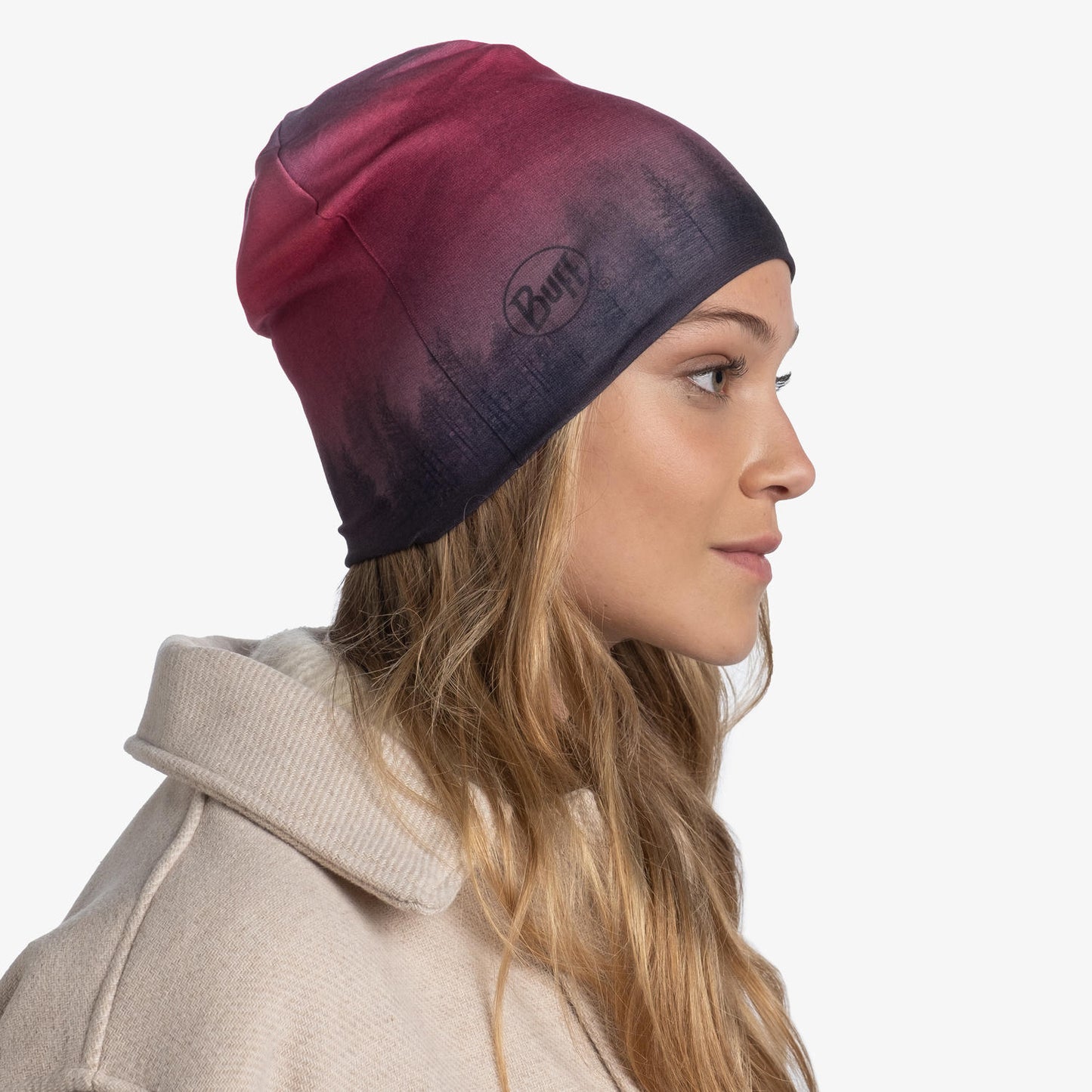 BUFF Unisex ECOSTRETCH BEANIE HAERA MAUVE