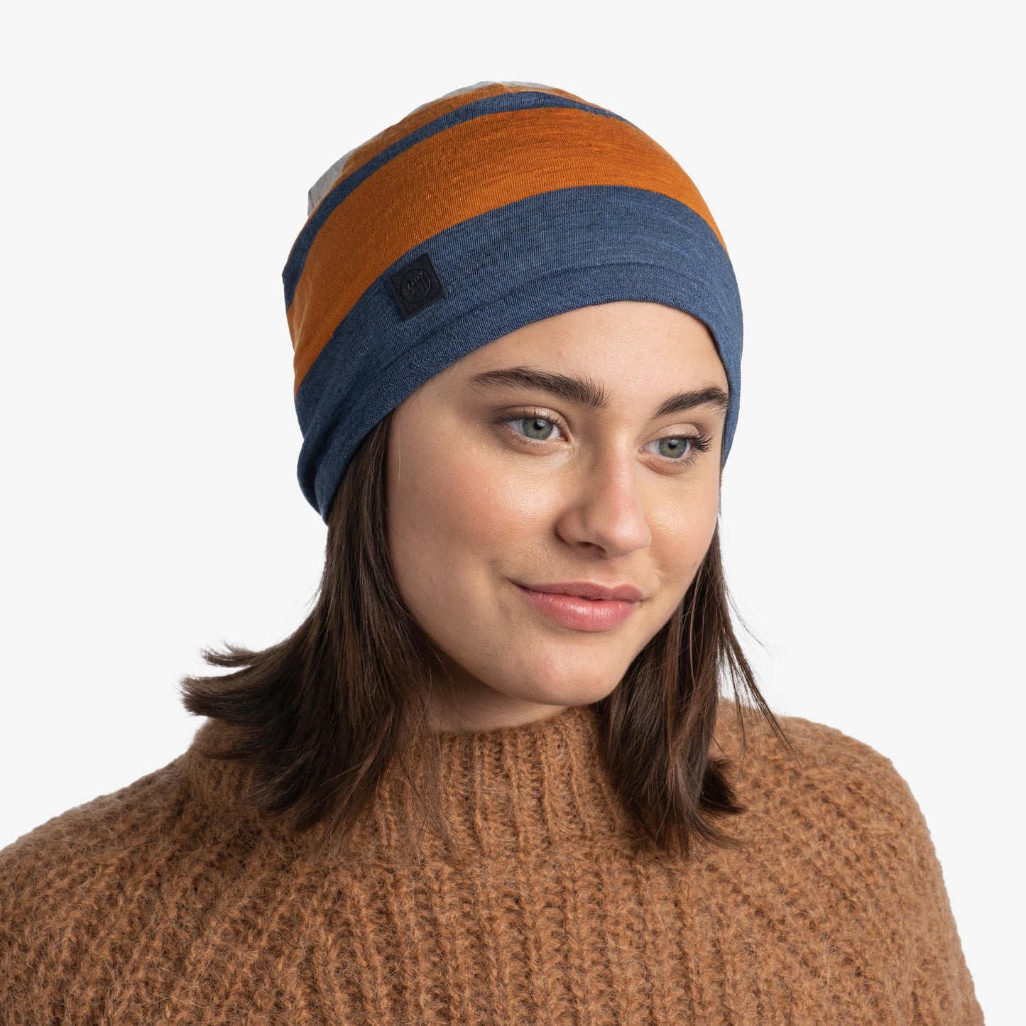 BUFF Unisex MERINO MOVE BEANIE STEEL BLUE