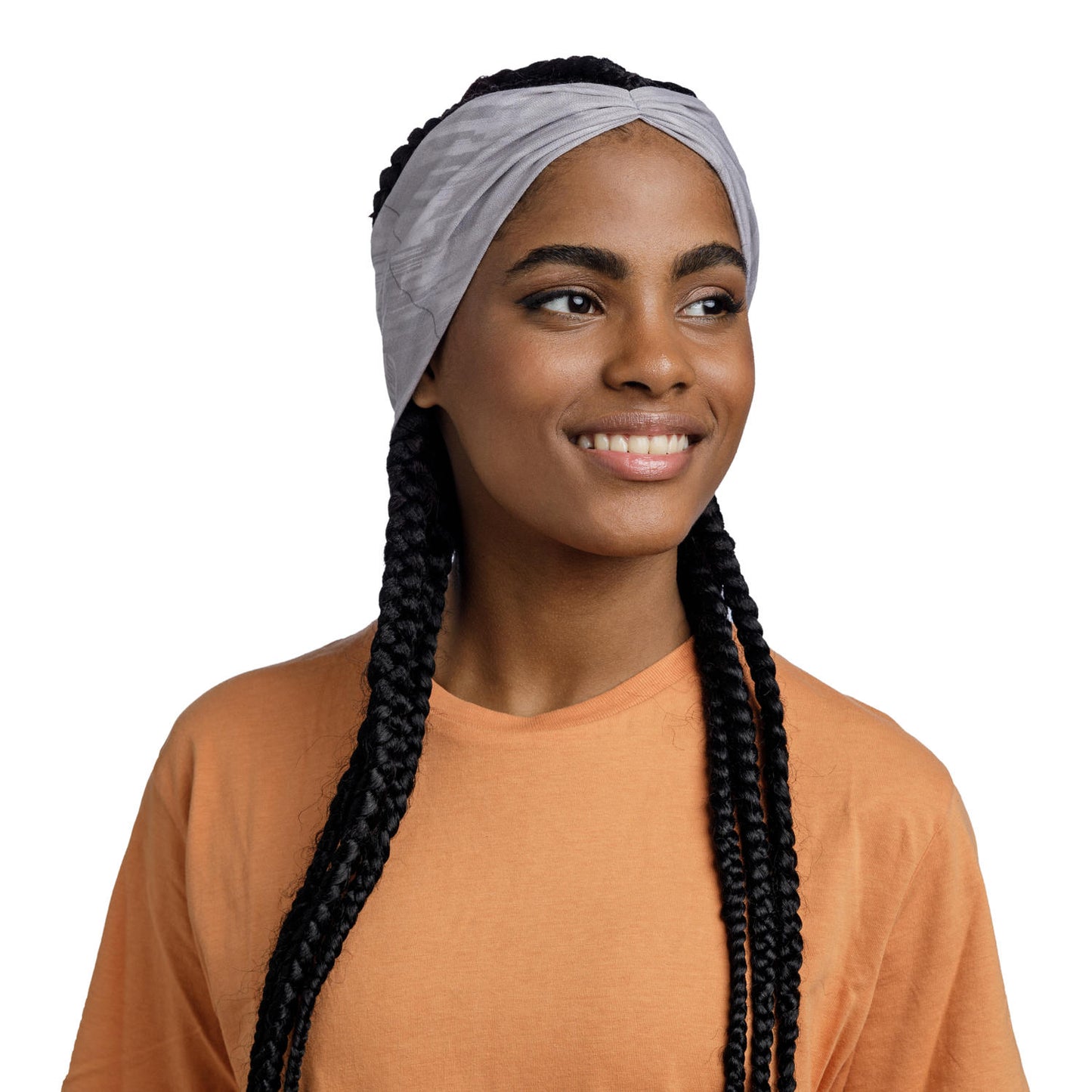 BUFF Unisex Grey COOLNET UV ELLIPSE HEADBAND JARU LIGHT GREY