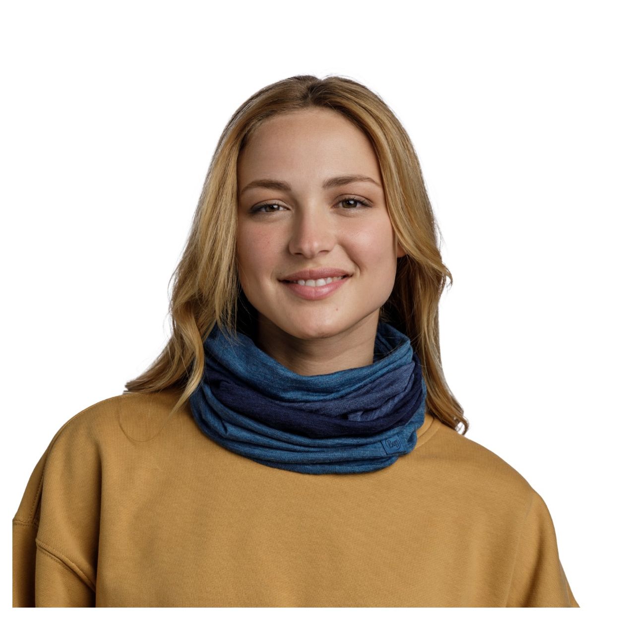 BUFF Unisex Merino Move Solid Denim
