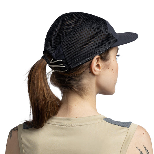 BUFF Unisex Black 5 PANEL AIR CAP SARET BLACK