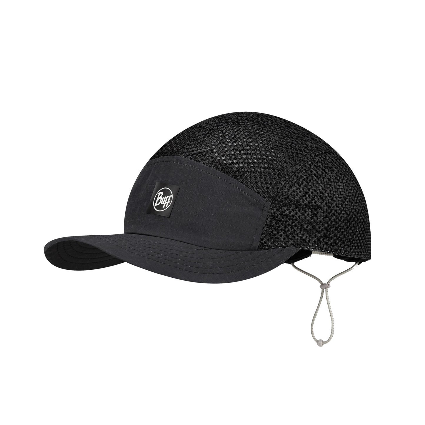 BUFF Unisex Black 5 PANEL AIR CAP SARET BLACK