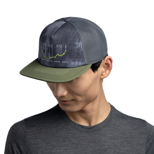 BUFF Unisex Black EXPLORE TRUCKER CAP BONSY GRAPHITE