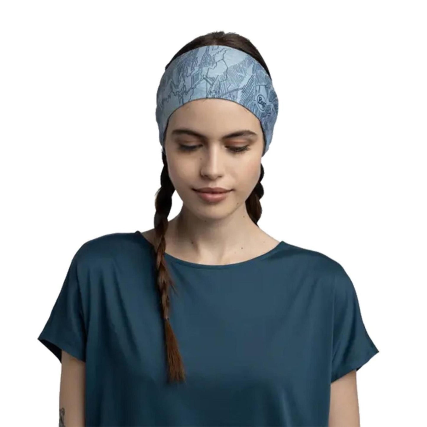BUFF Unisex Blue Coolnet UV HeiQ Cooling Headband