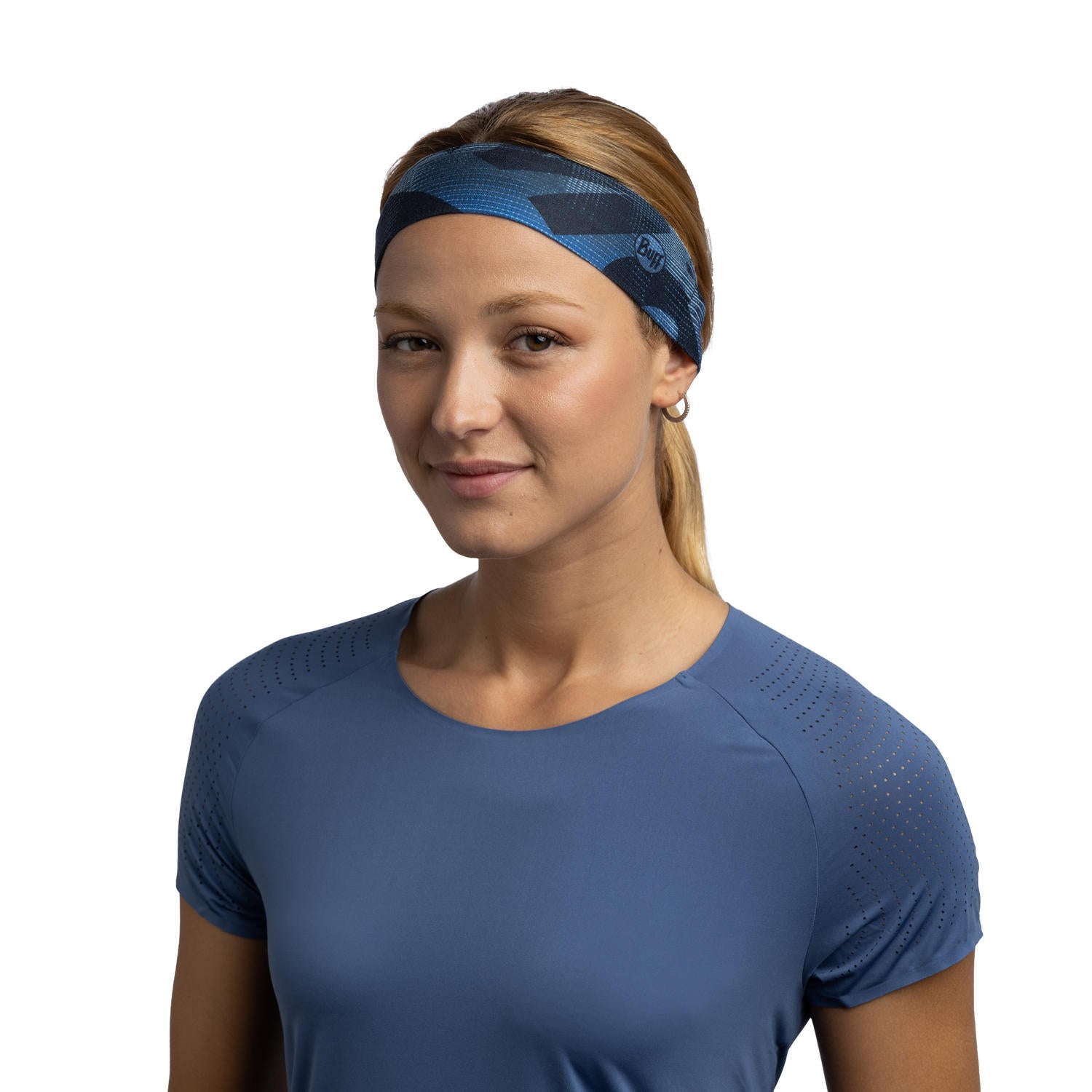 BUFF Unisex Purple COOLNET UV SLIM HEADBAND AHIN AZURE – Adventuras India