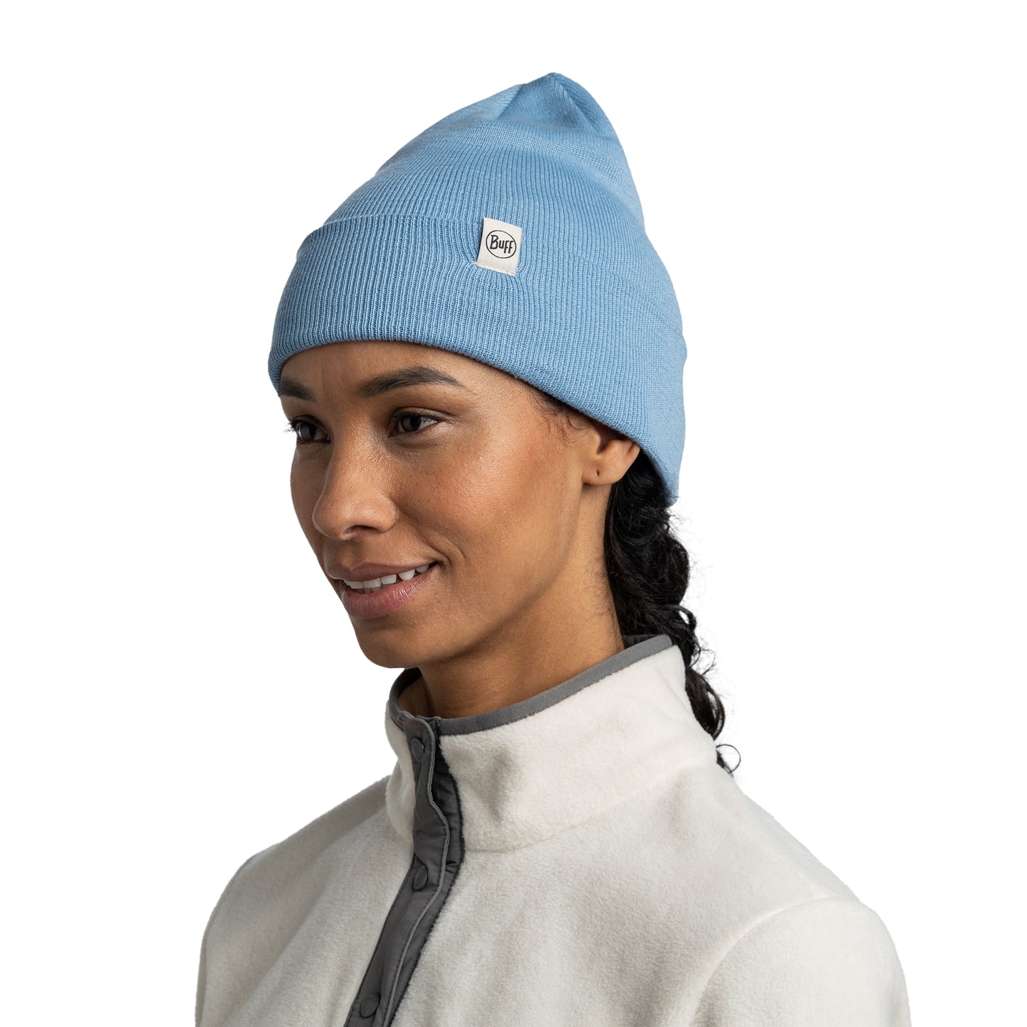 BUFF Unisex Blue Knitted Beanie