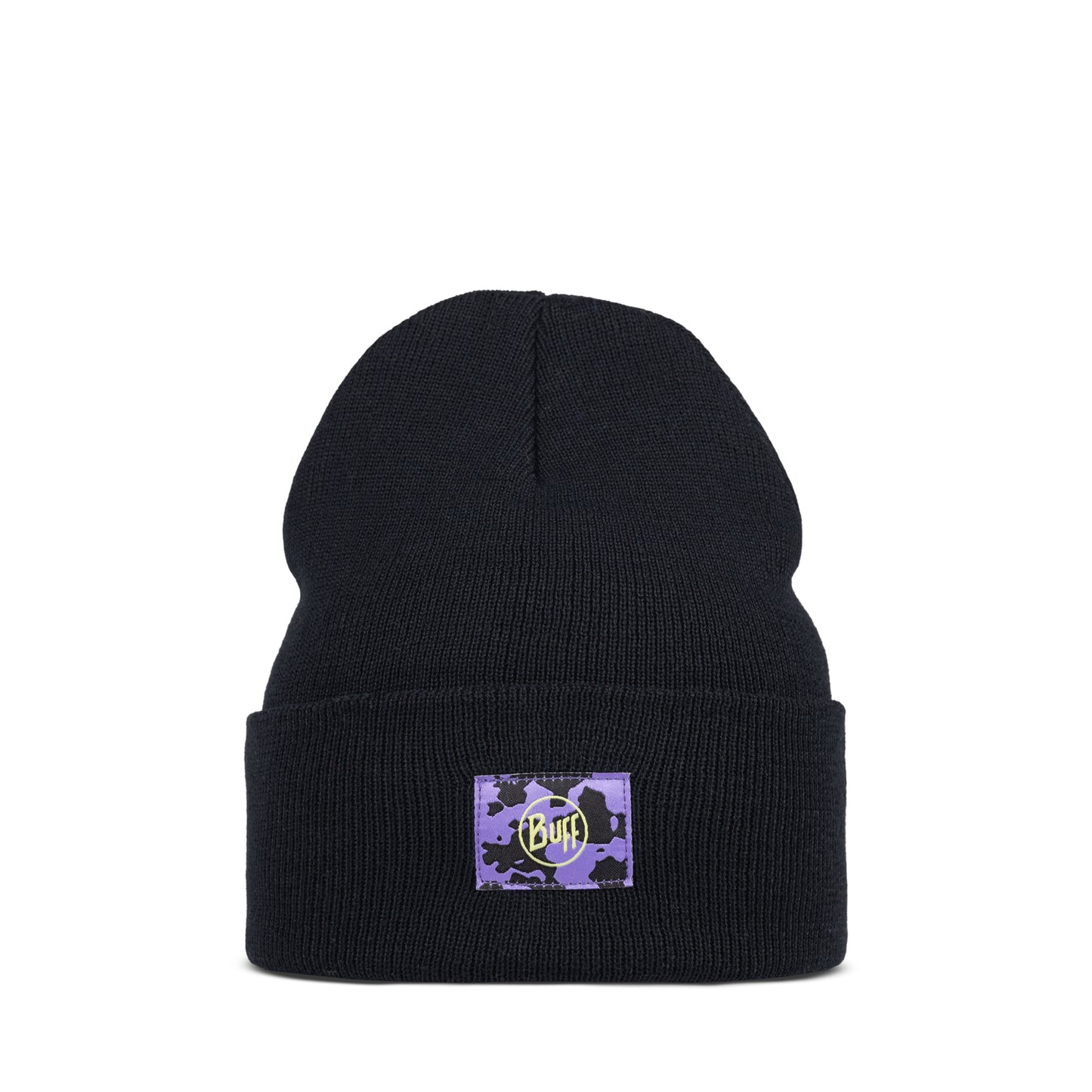 BUFF Unisex Black Knitted Beanie