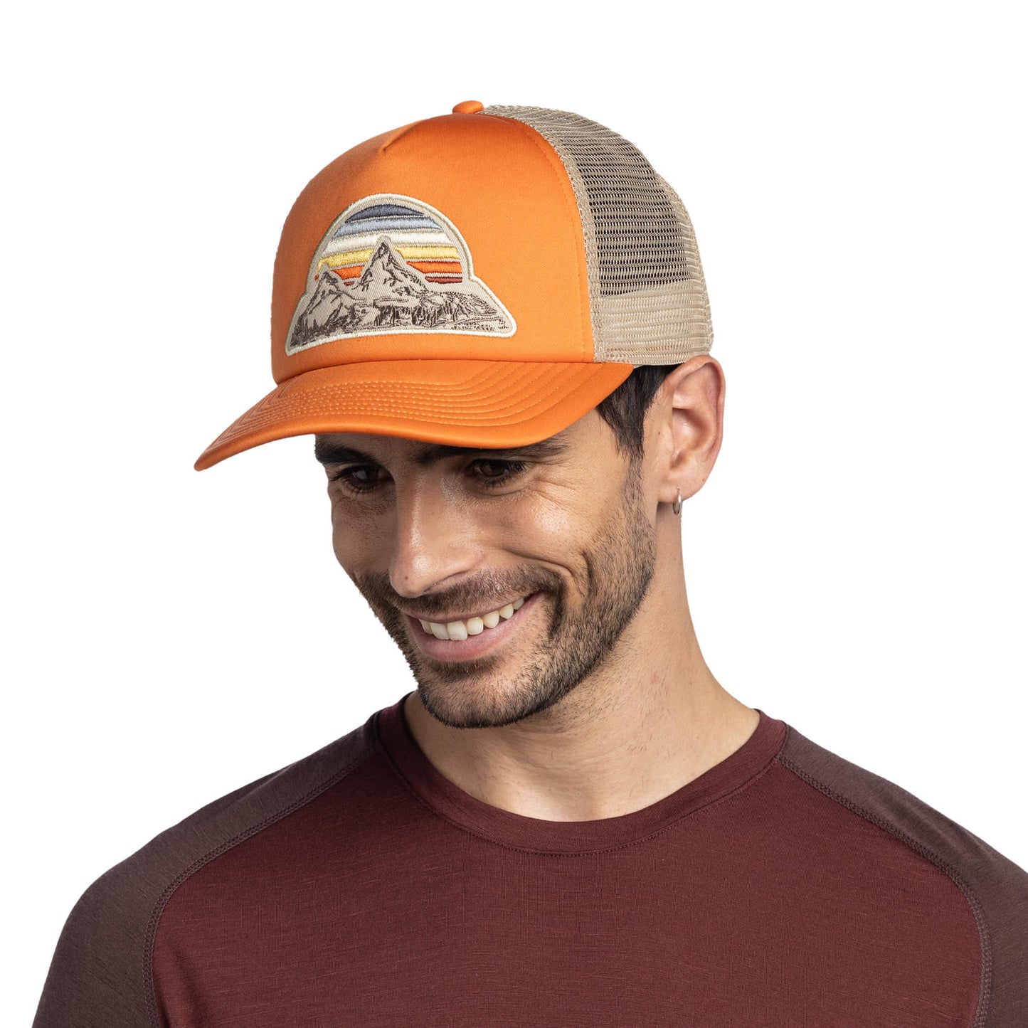 BUFF Unisex Orange Trucker Cap