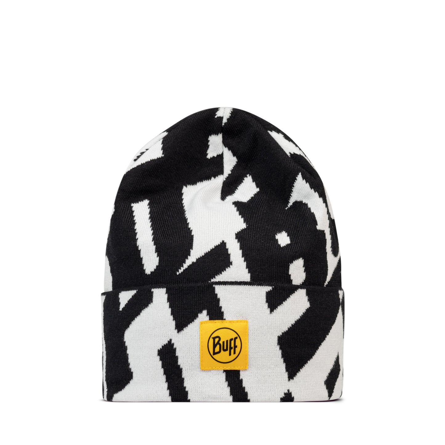 BUFF Unisex Black Knitted Beanie