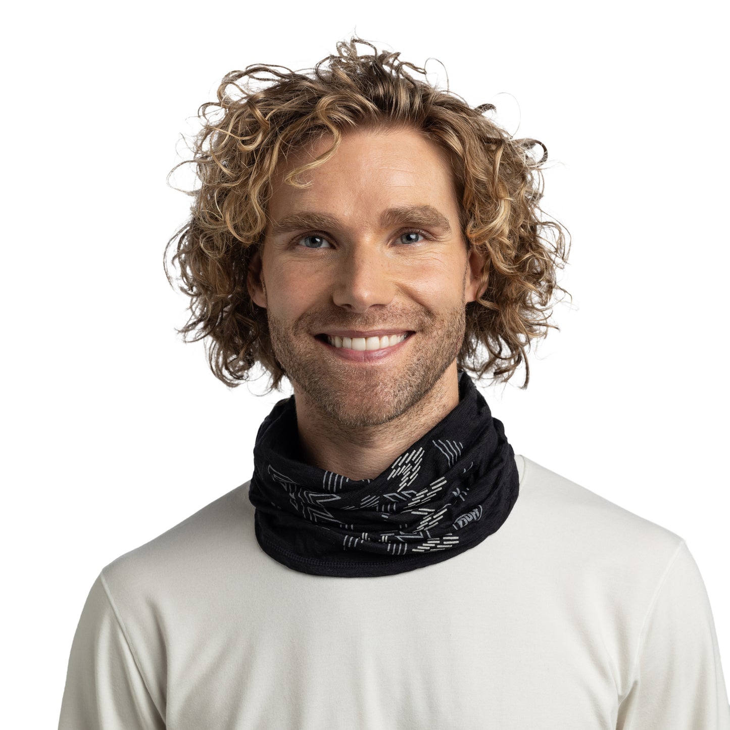 BUFF Unisex Black Lightweight Merino Wool Tubular