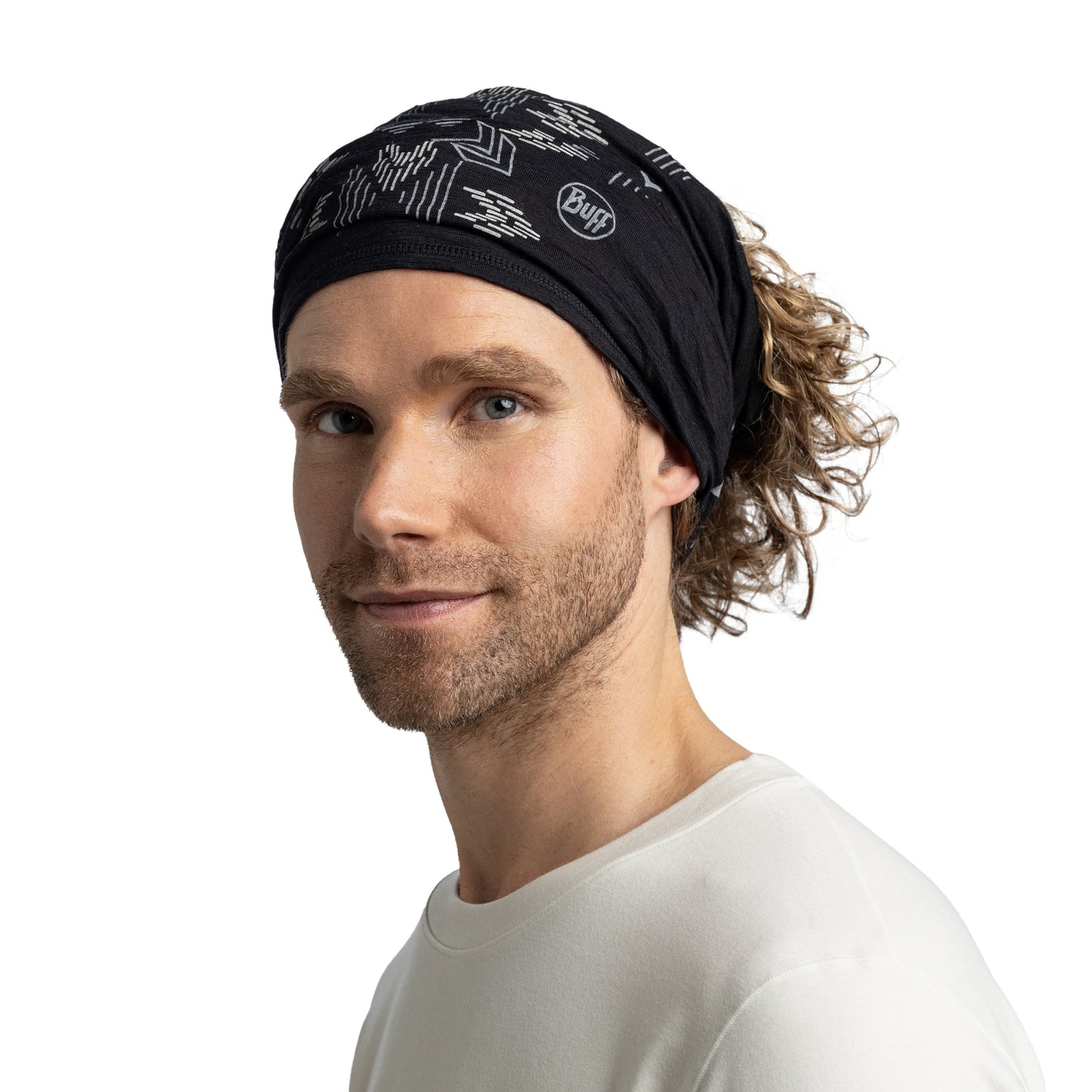 BUFF Unisex Black Lightweight Merino Wool Tubular