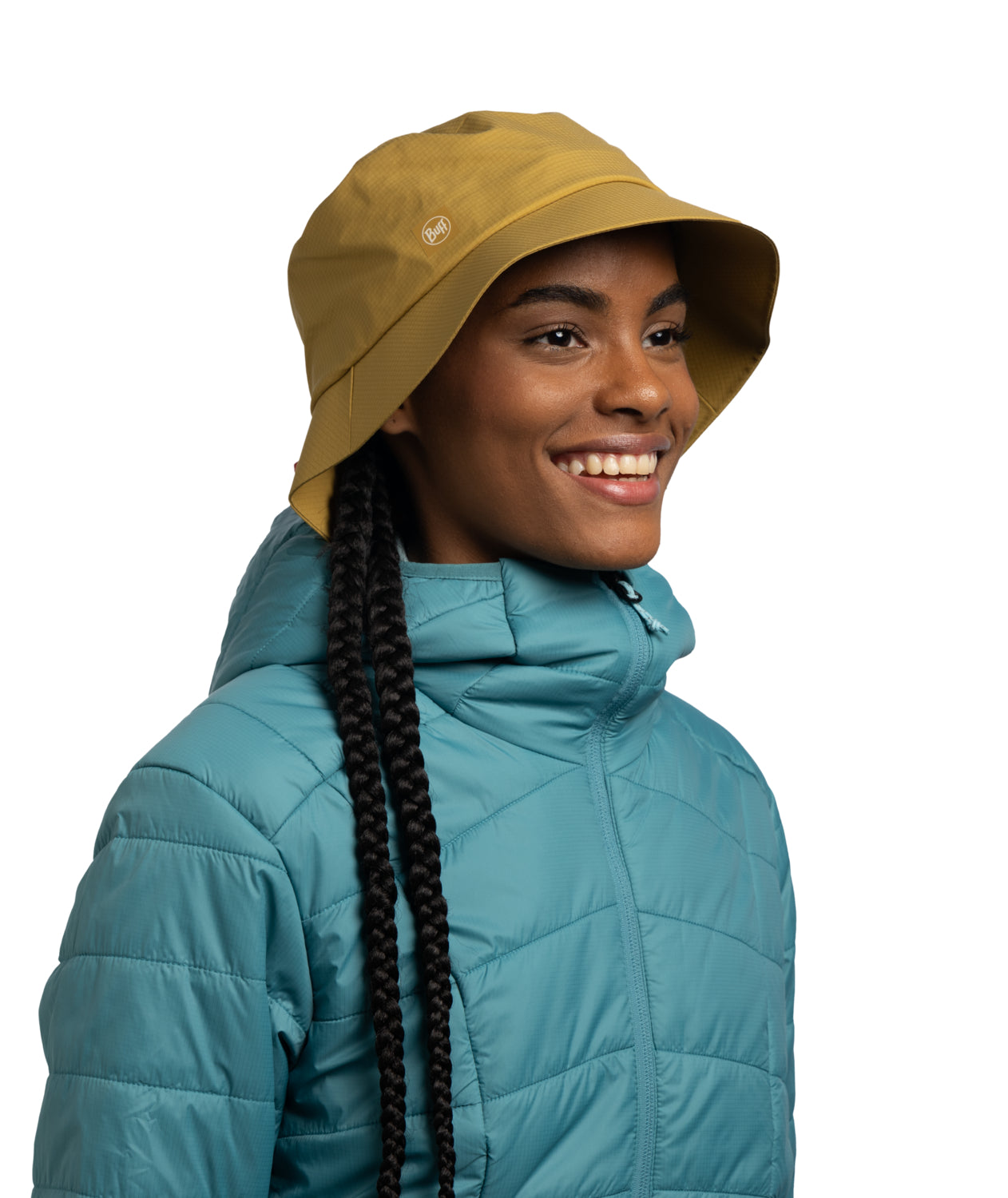BUFF Unisex Green Rain Hat