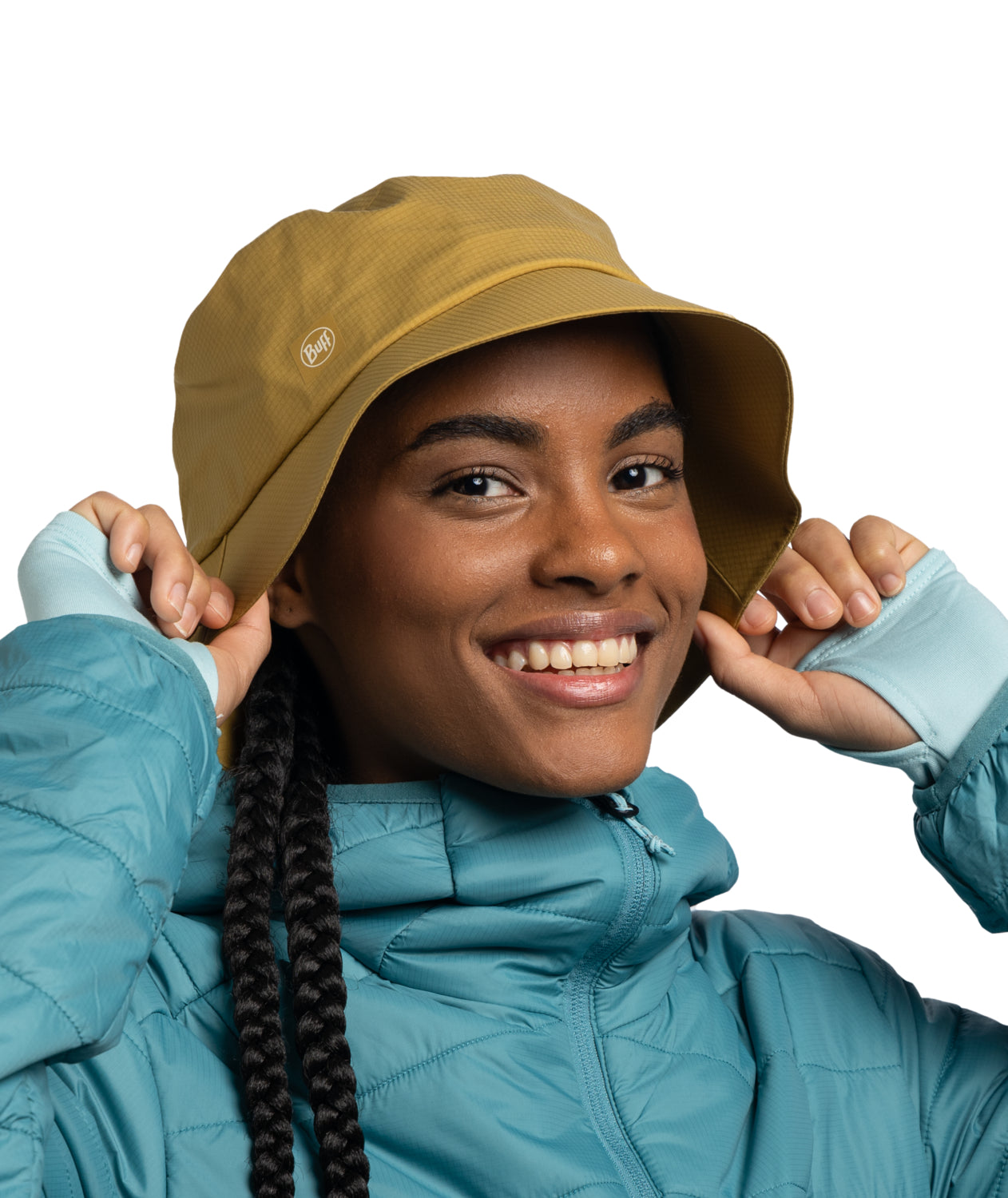 BUFF Unisex Green Rain Hat