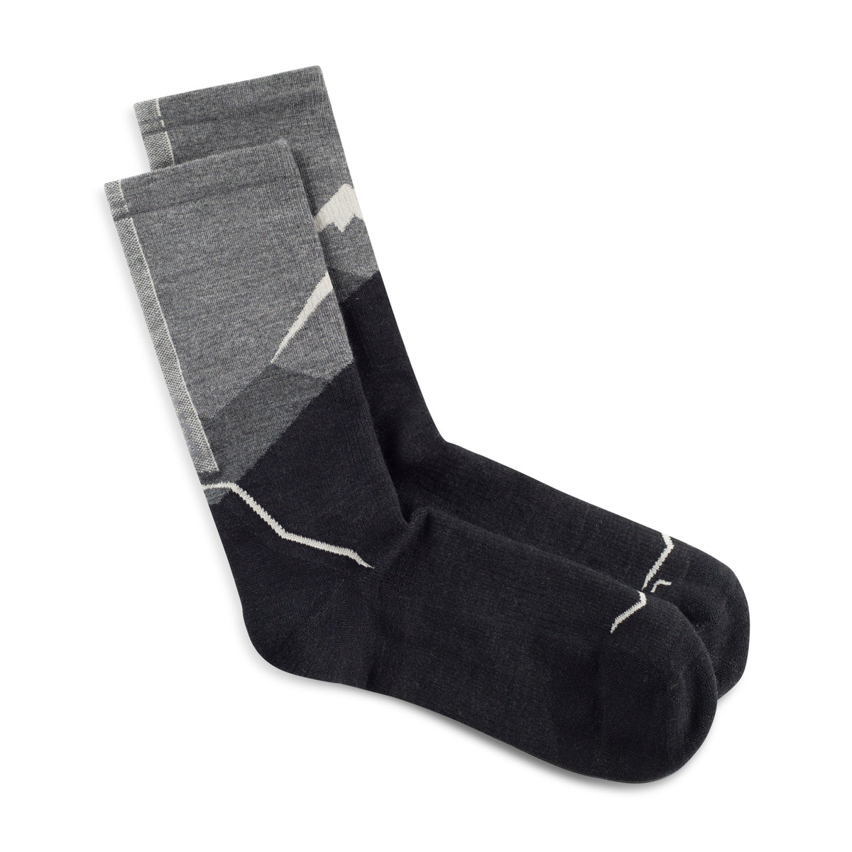BUFF Unisex Grey Merino Lightweight Crew Socks
