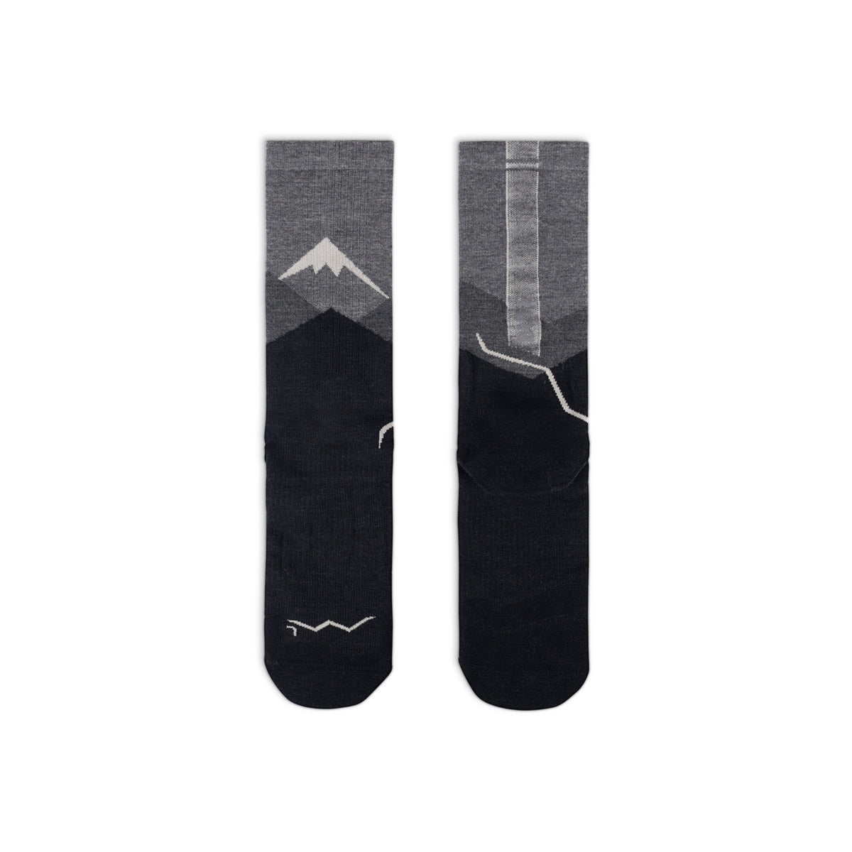 BUFF Unisex Grey Merino Lightweight Crew Socks