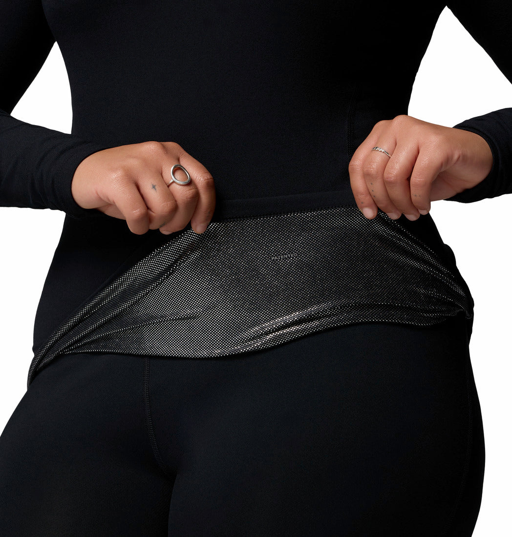 Columbia Women Black Midweight Stretch Long Sleeve Top (Non Returnable)