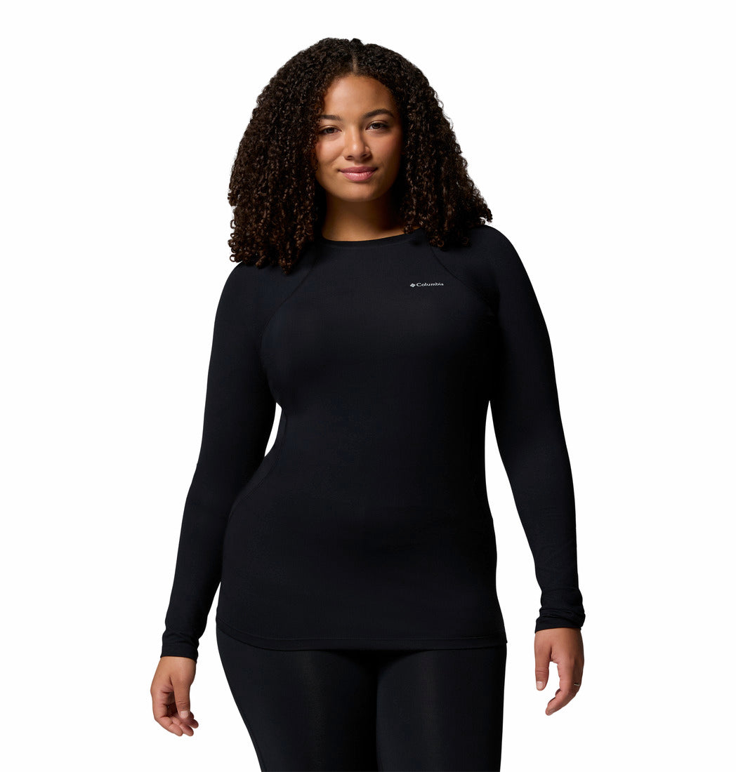 Columbia Women Black Midweight Stretch Long Sleeve Top (Non Returnable)