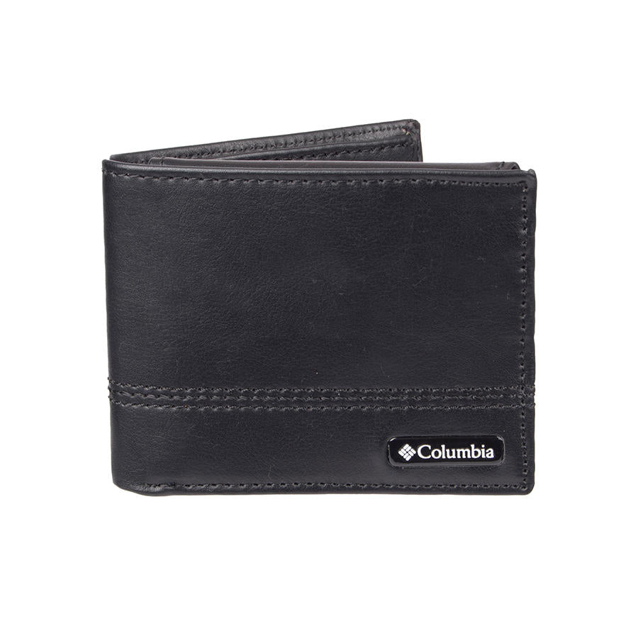 Columbia Men Black RFID Mcdowell Passcase Wallet