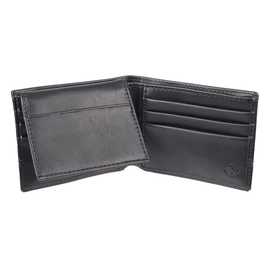 Columbia Men Black RFID Mcdowell Passcase Wallet
