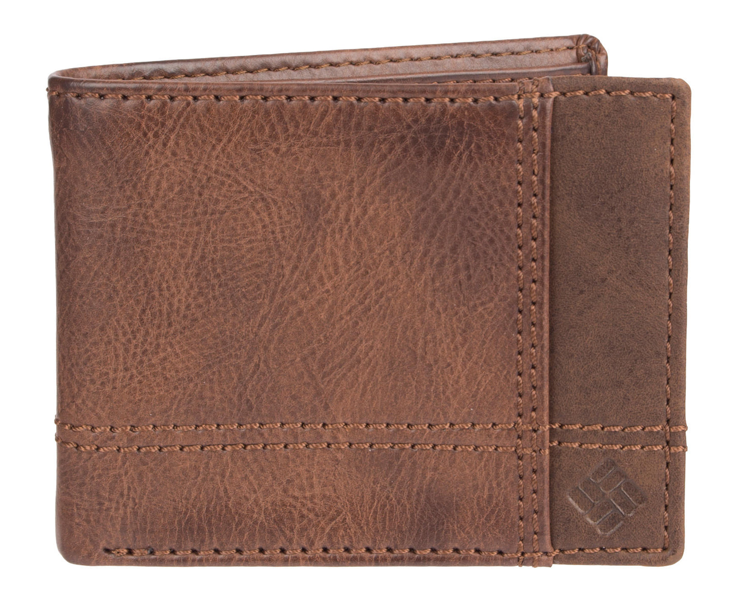 Columbia Men Brown RFID Vista Traveler Wallet