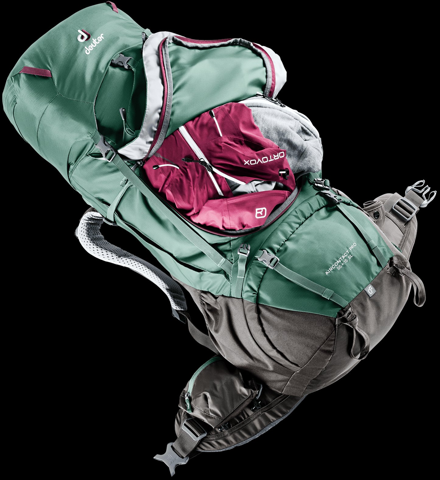 Deuter Unisex Green Aircontact PRO 55 + 15 SL