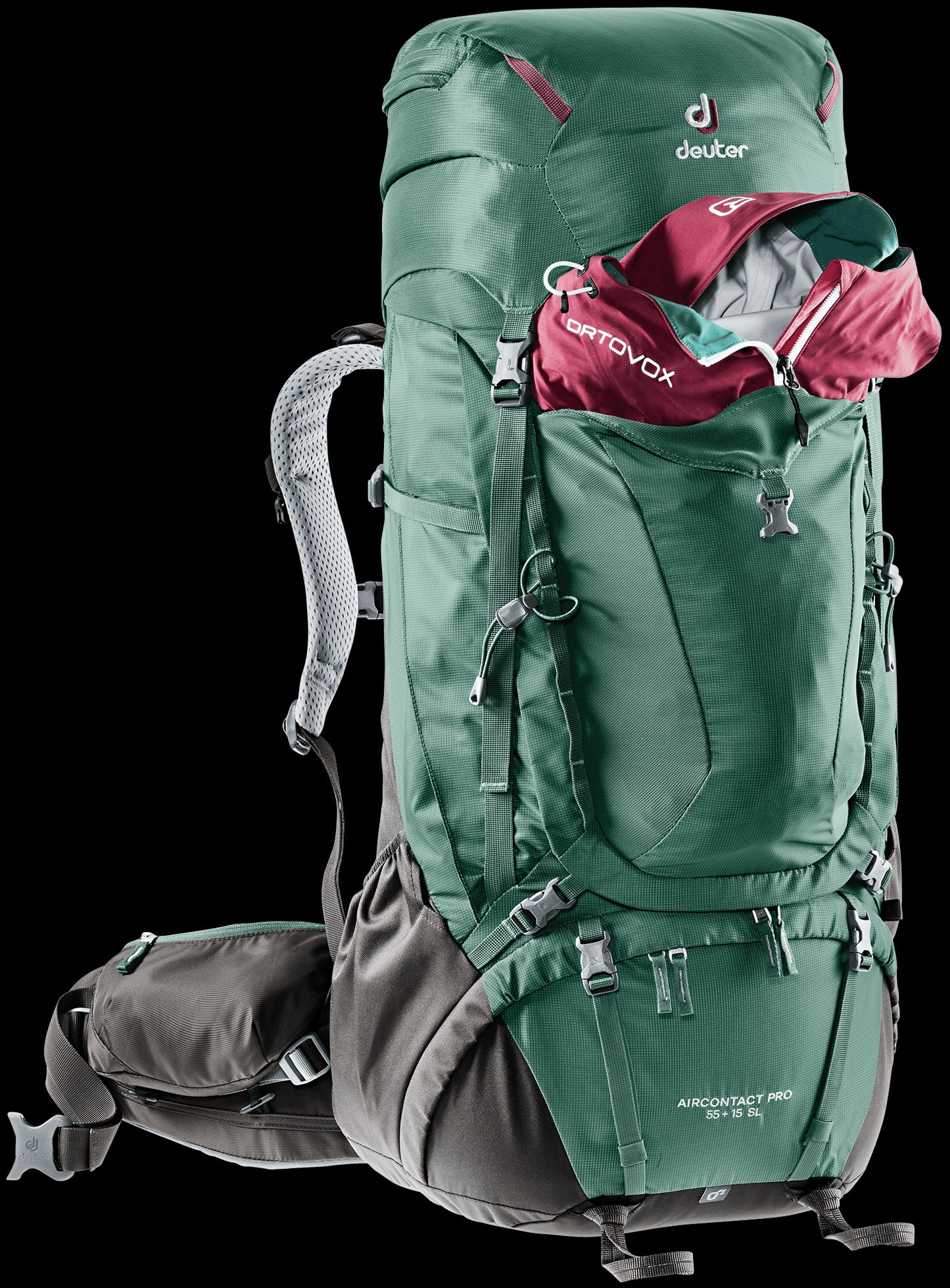 Deuter Unisex Green Aircontact PRO 55 + 15 SL