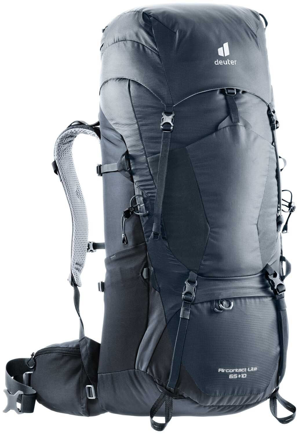 Deuter Unisex Black Aircontact Lite 65 + 10
