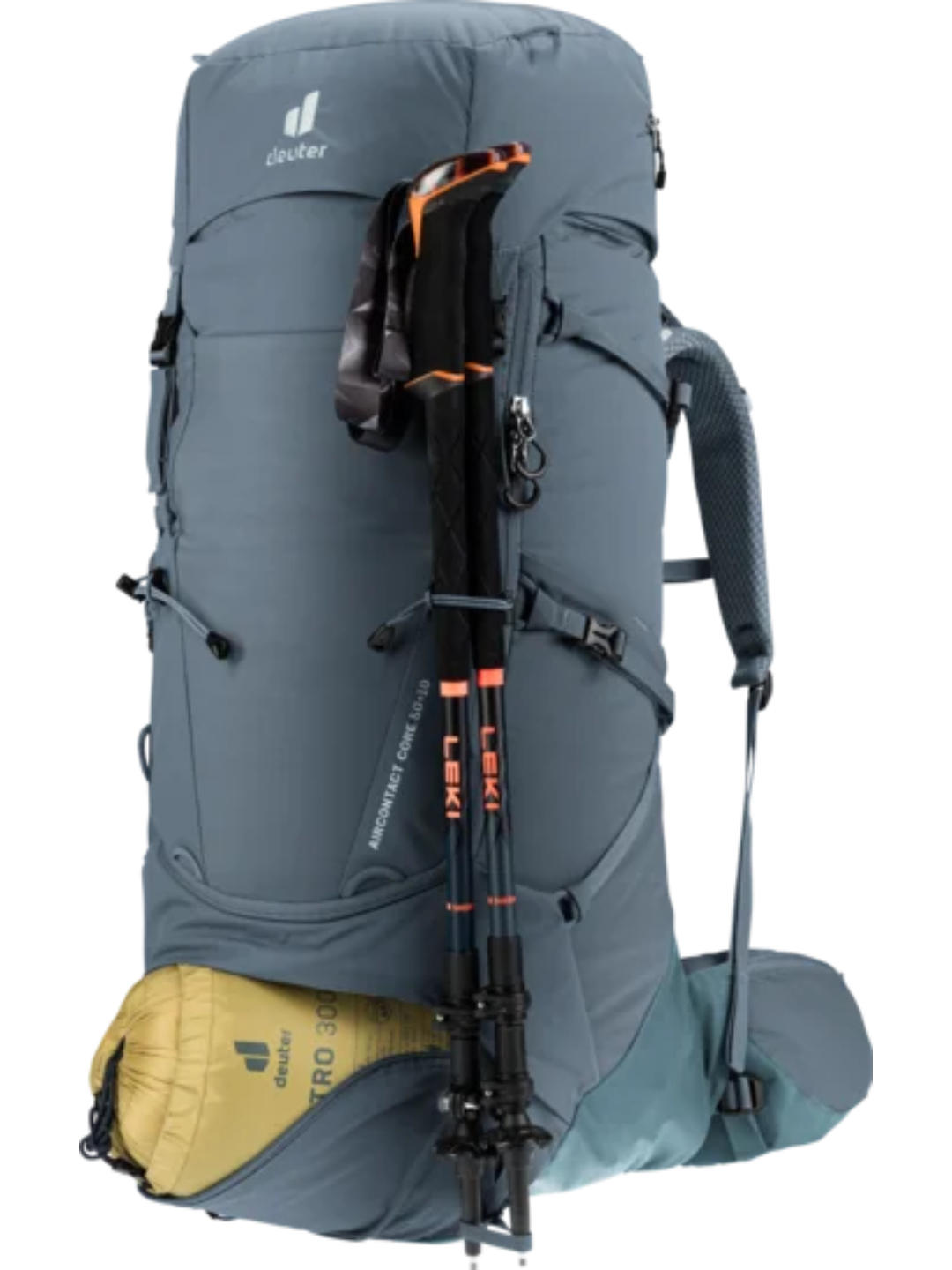 Deuter Unisex Black Aircontact Core 50+10 Backpack