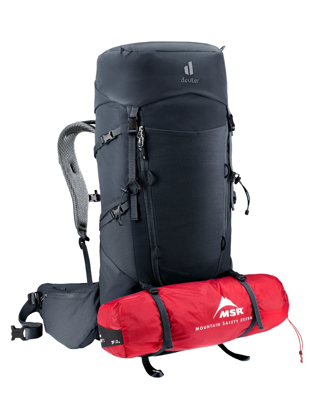 Deuter Unisex Black Aircontact Core 50+10L Backpack