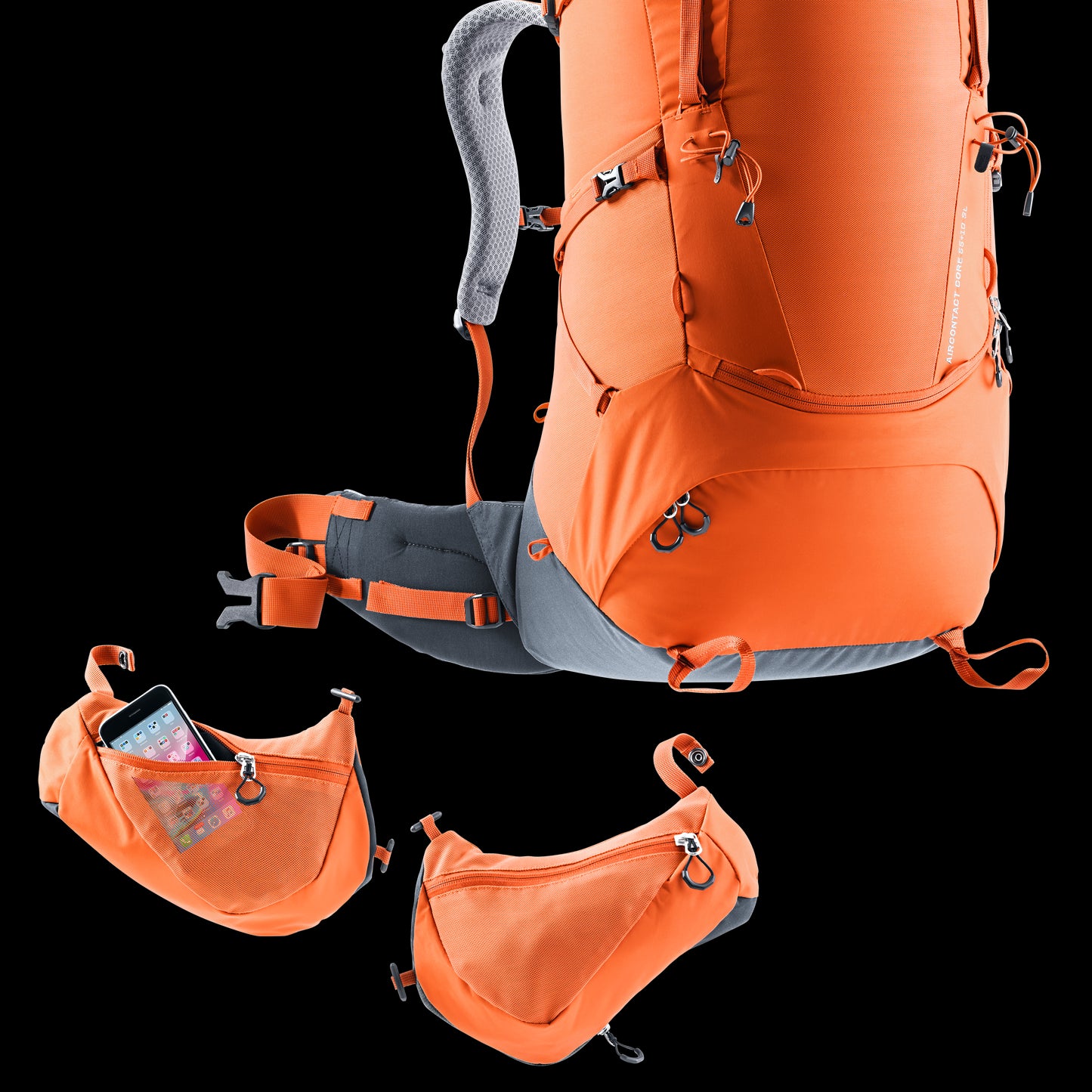 Deuter Unisex Orange Aircontact Core 55+10 SL
