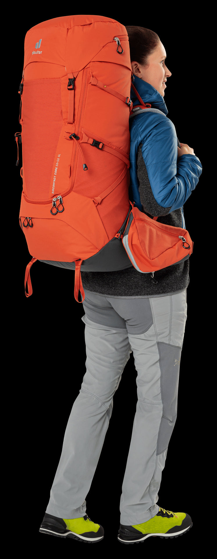 Deuter Unisex Orange Aircontact Core 55+10 SL