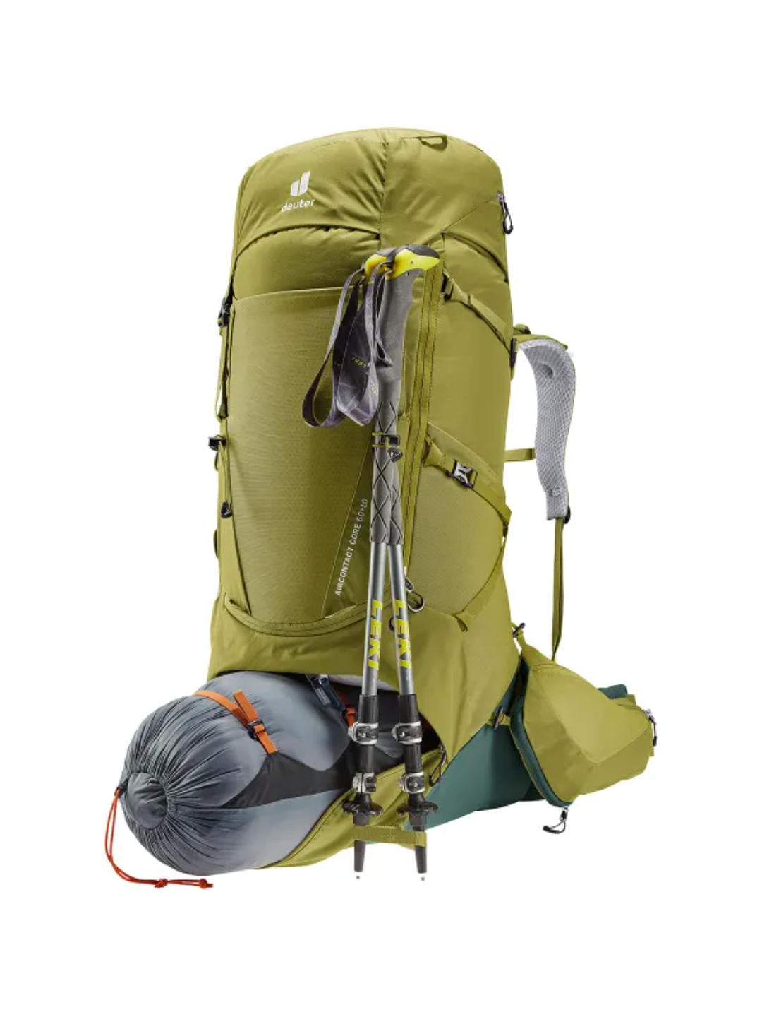 Deuter Unisex Green Aircontact Core 60+10 Backpack