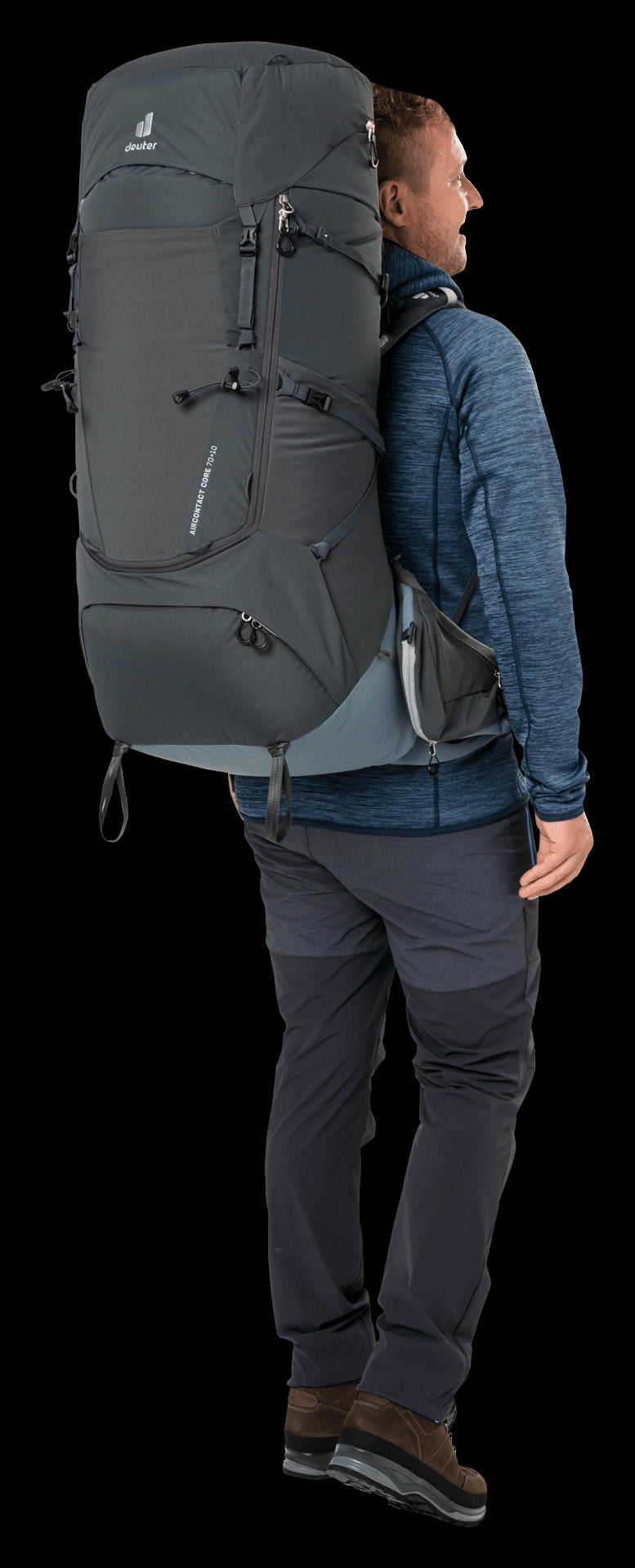 Deuter Unisex Black Aircontact Core 70+10