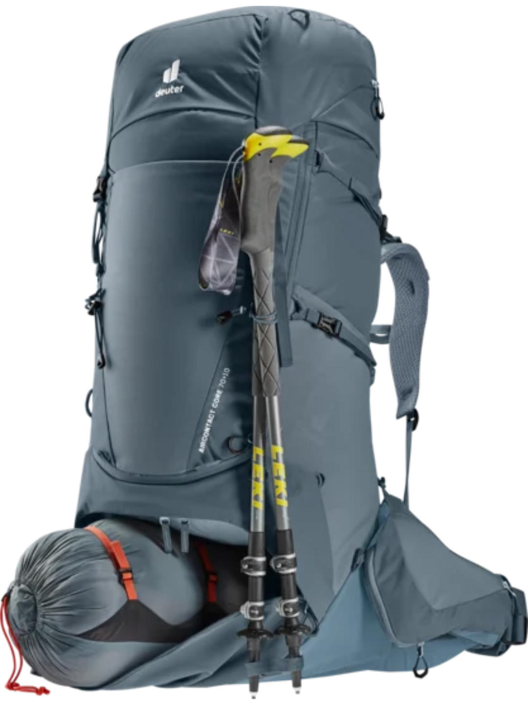 Deuter Unisex Grey Aircontact Core 70+10 Backpack