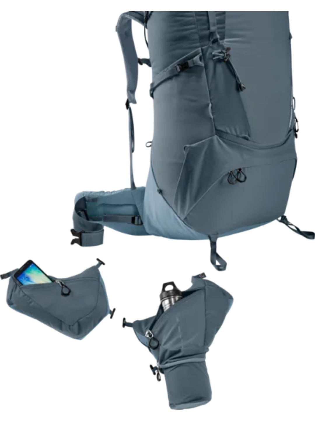 Deuter Unisex Grey Aircontact Core 70+10 Backpack