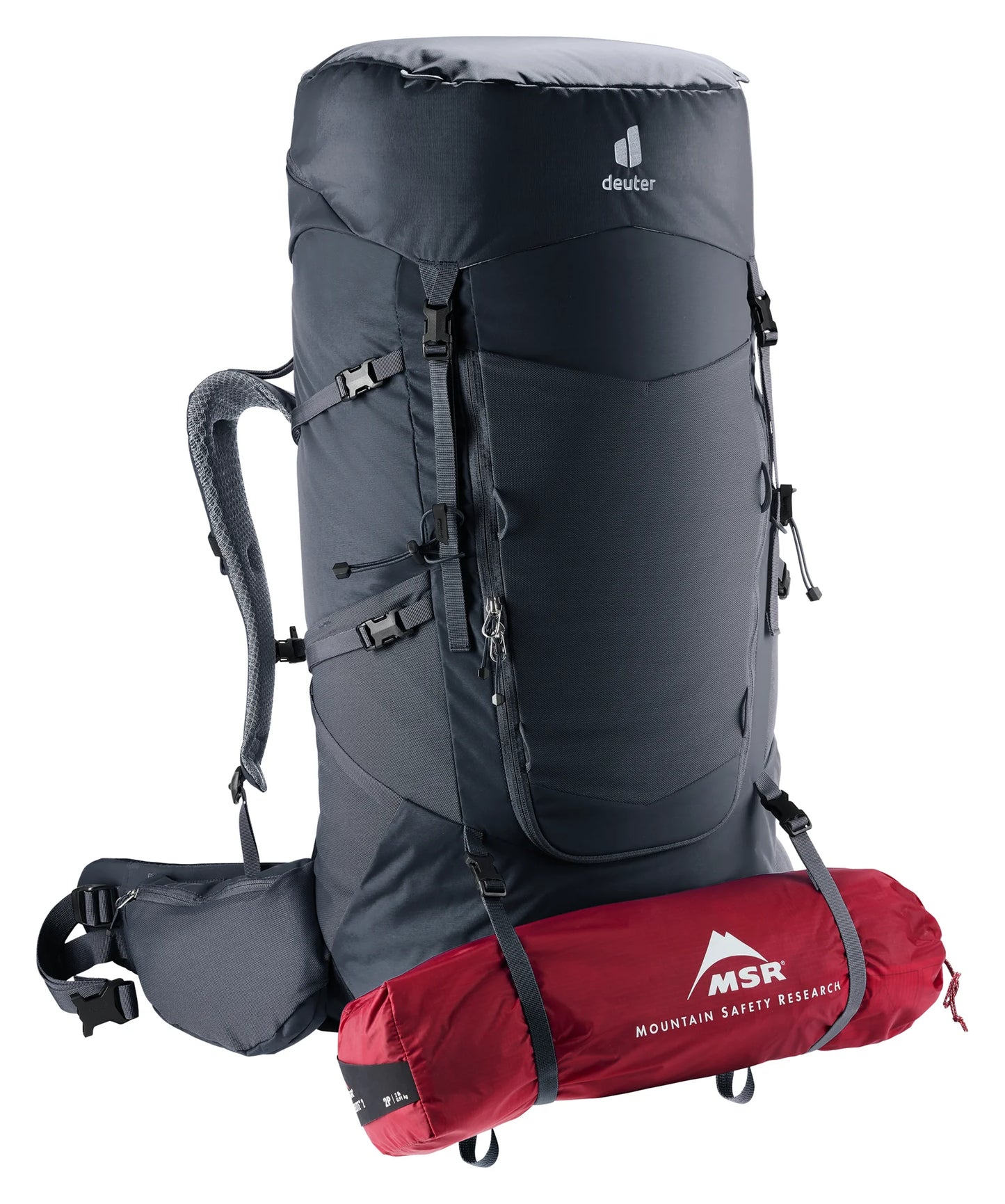 Deuter Unisex Black Aircontact Core 70+10 L Backpack