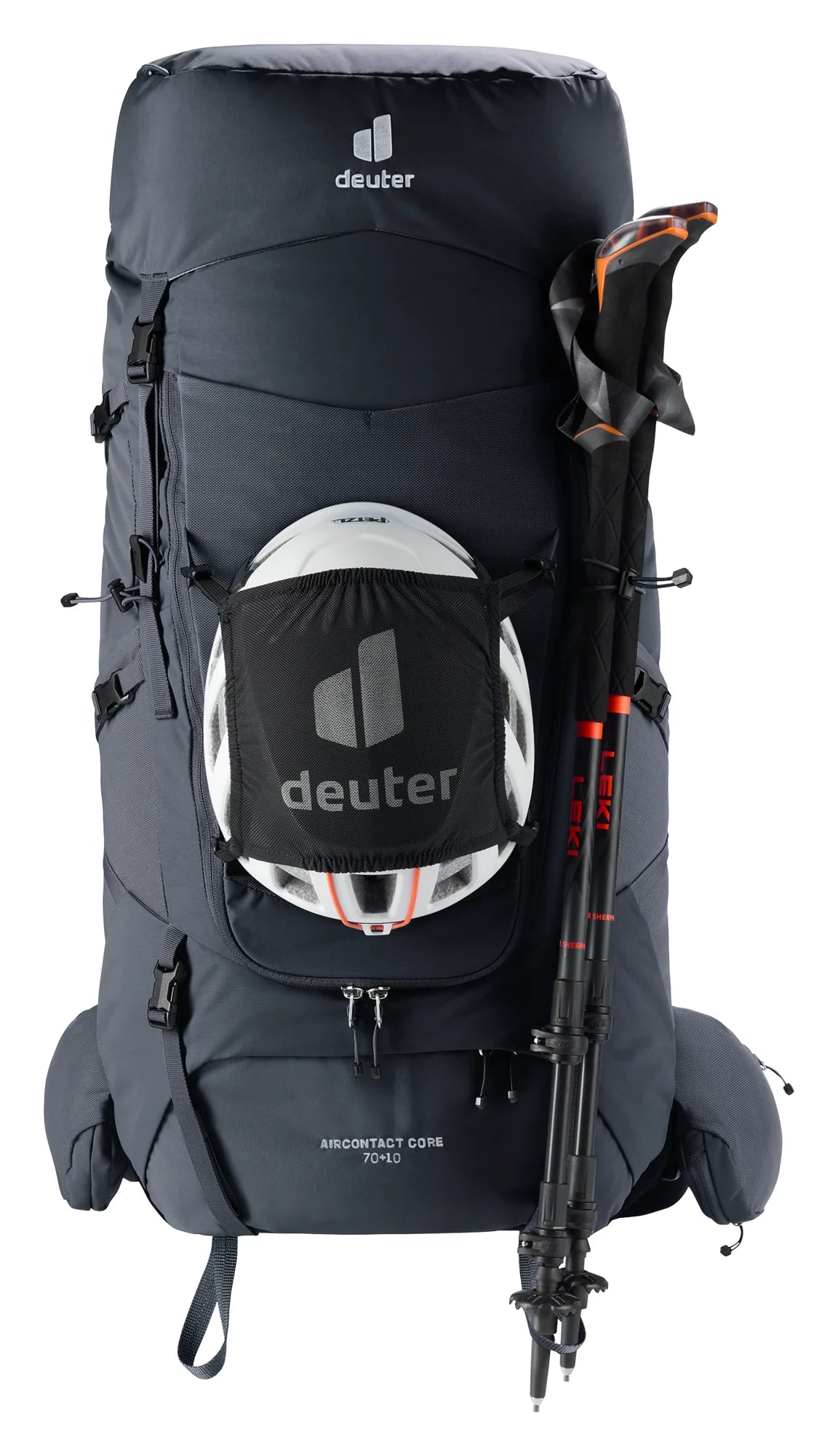 Deuter Unisex Black Aircontact Core 70+10 L Backpack
