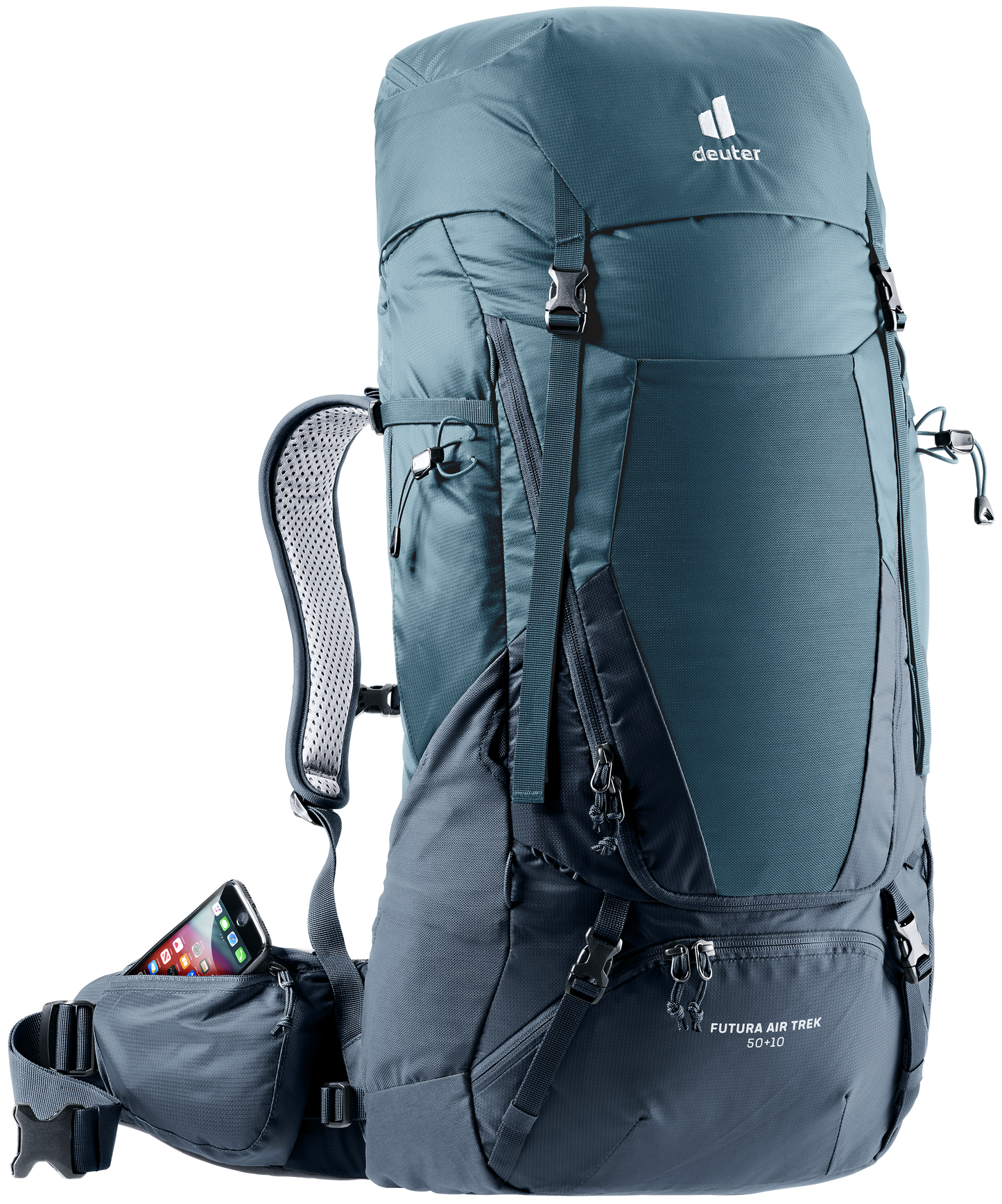 Deuter Unisex Blue Futura Air Trek 50 + 10