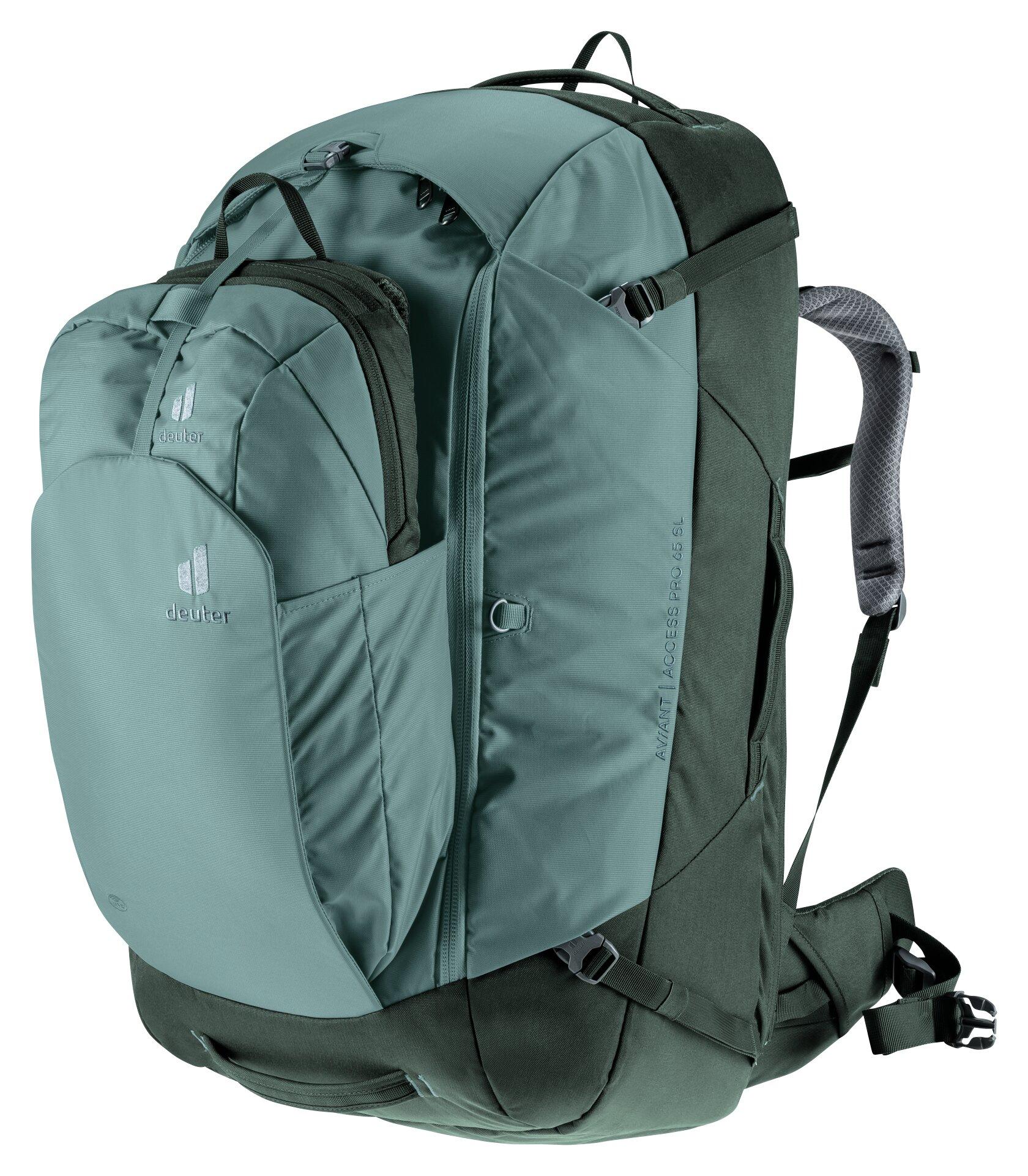 Deuter AViANT Access Pro 65 SL Damen Rucksack – Mit Tagesrucksack, 65 L, Für Reisen & Trekking