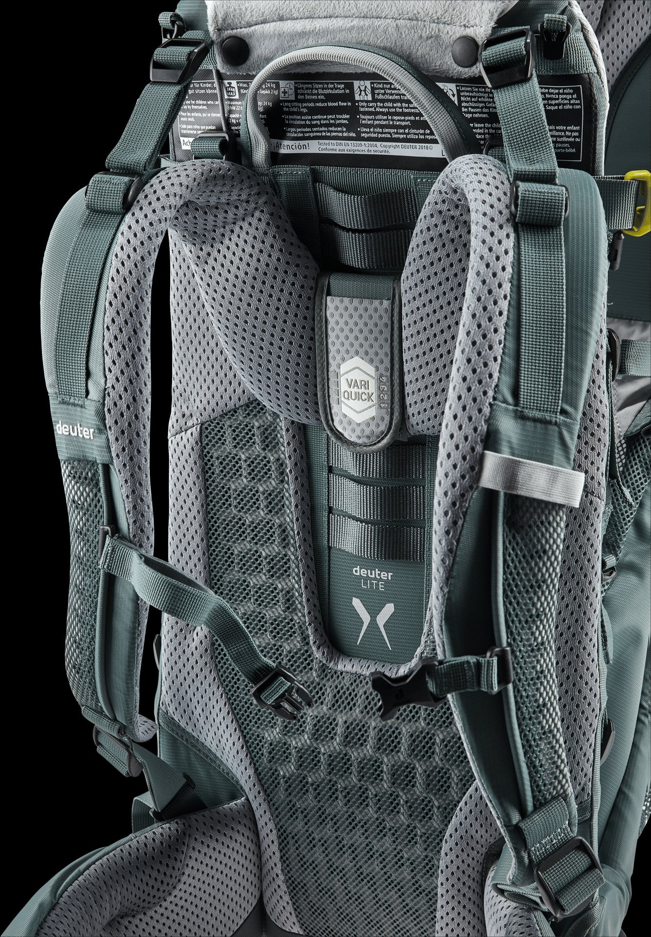 Deuter Unisex Teal Blue Kid Comfort Active (Child Carrier)