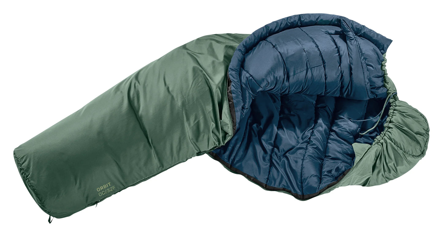 Deuter Unisex Green Orbit 0C/32F Sleeping Bag