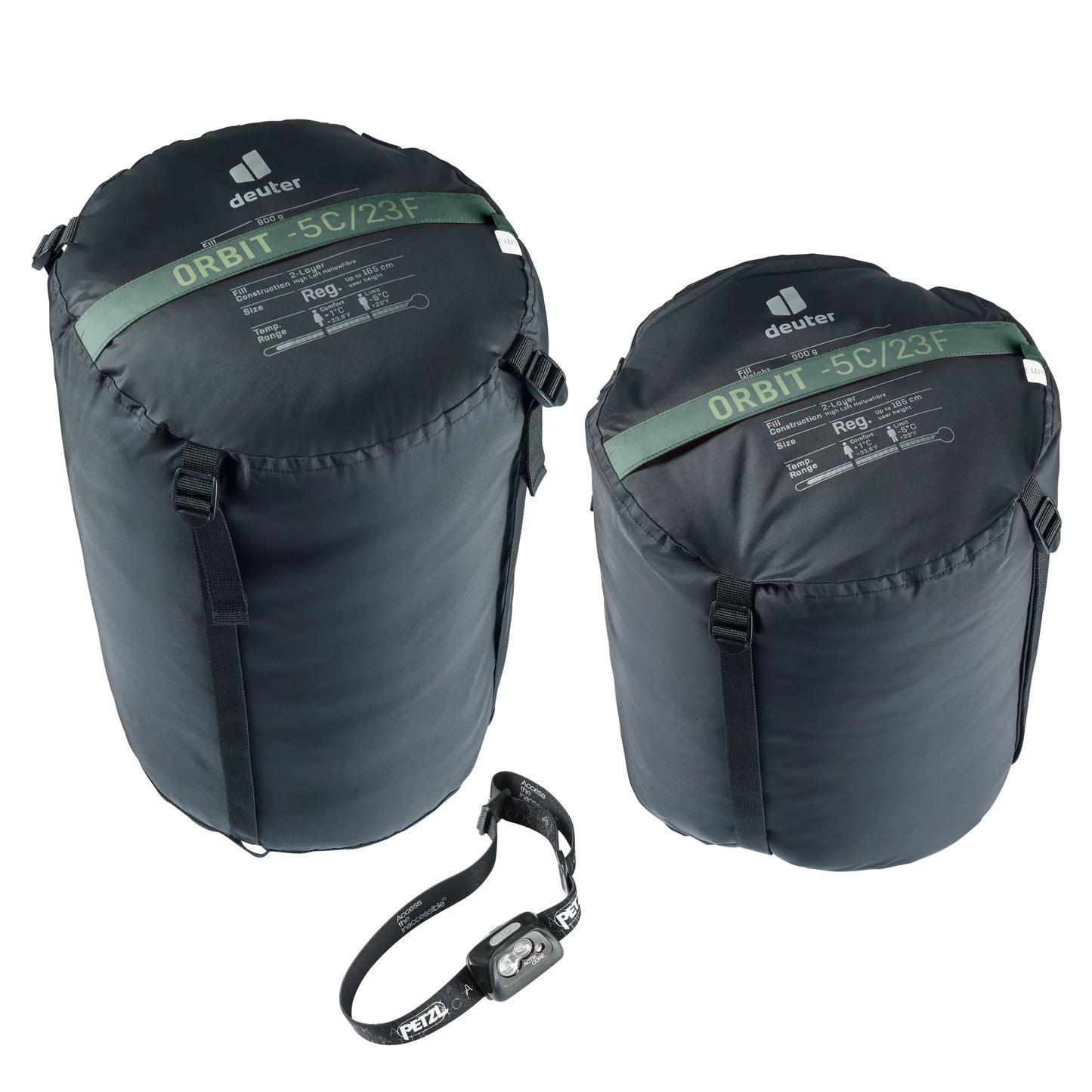Deuter Unisex Green Orbit -5C/23F Sleeping Bag