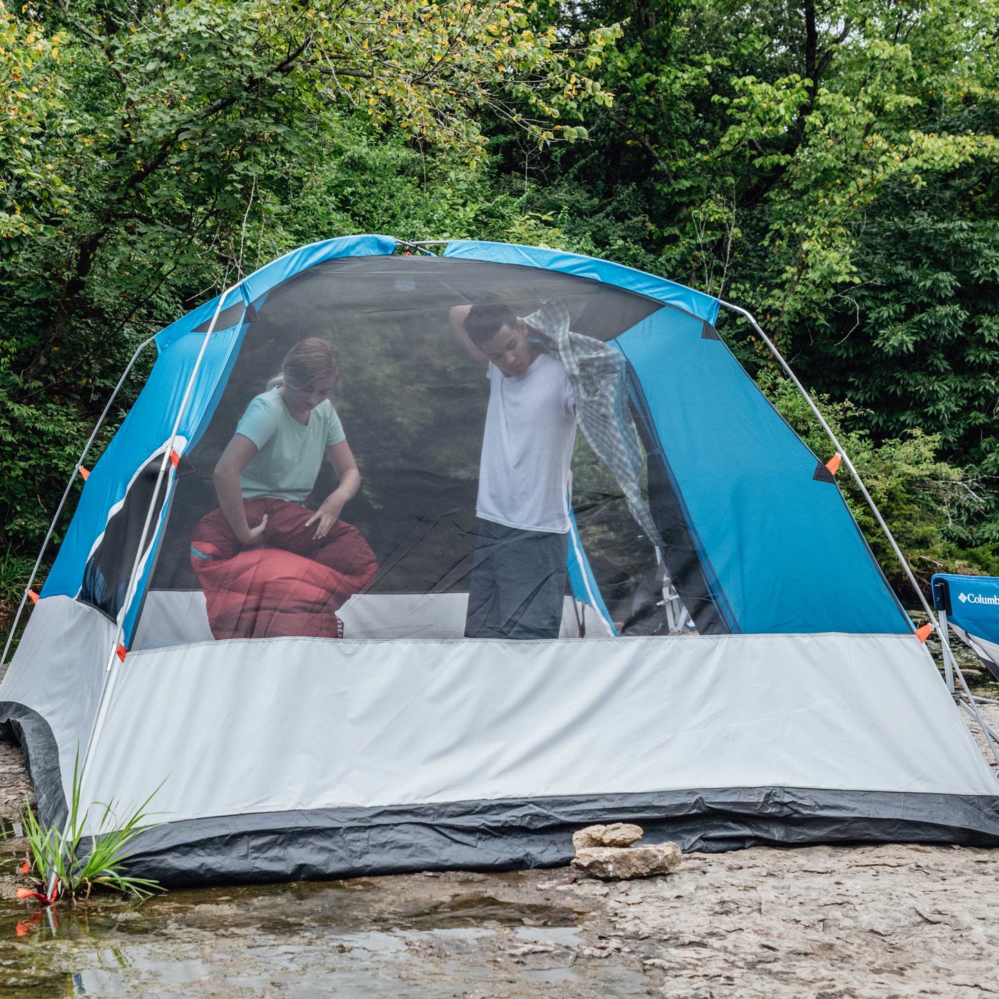 Columbia Unisex Blue Columbia 6P FRP Dome Tent