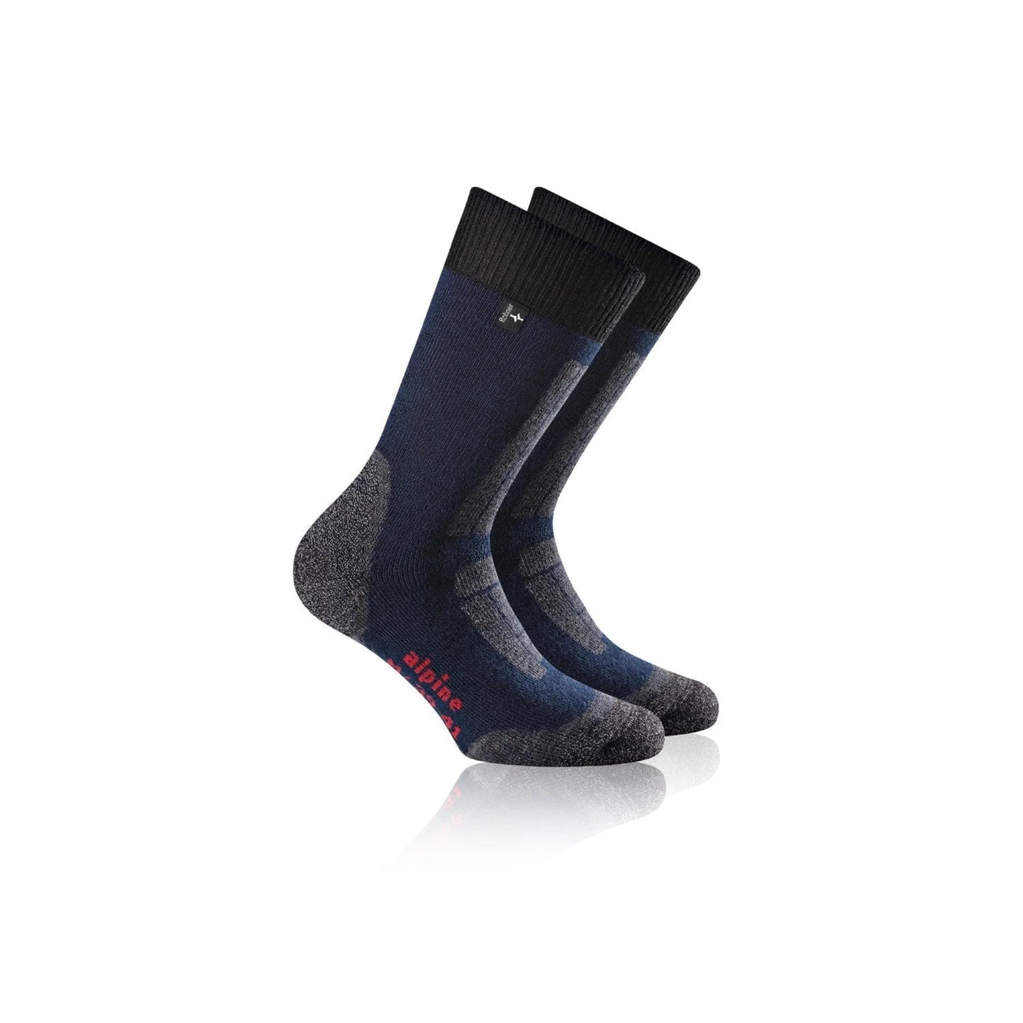 Rohner Mens Navy Alpine Trekking L/R Socks (Non Returnable)