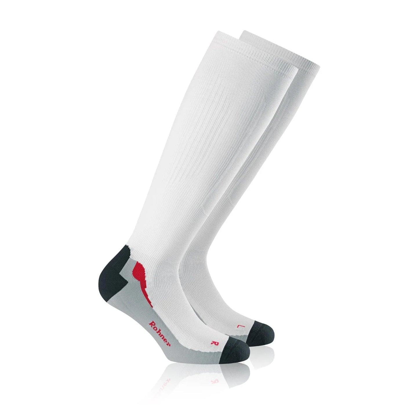 Rohner Mens White Compression R-Power L/R Socks (Non Returnable)